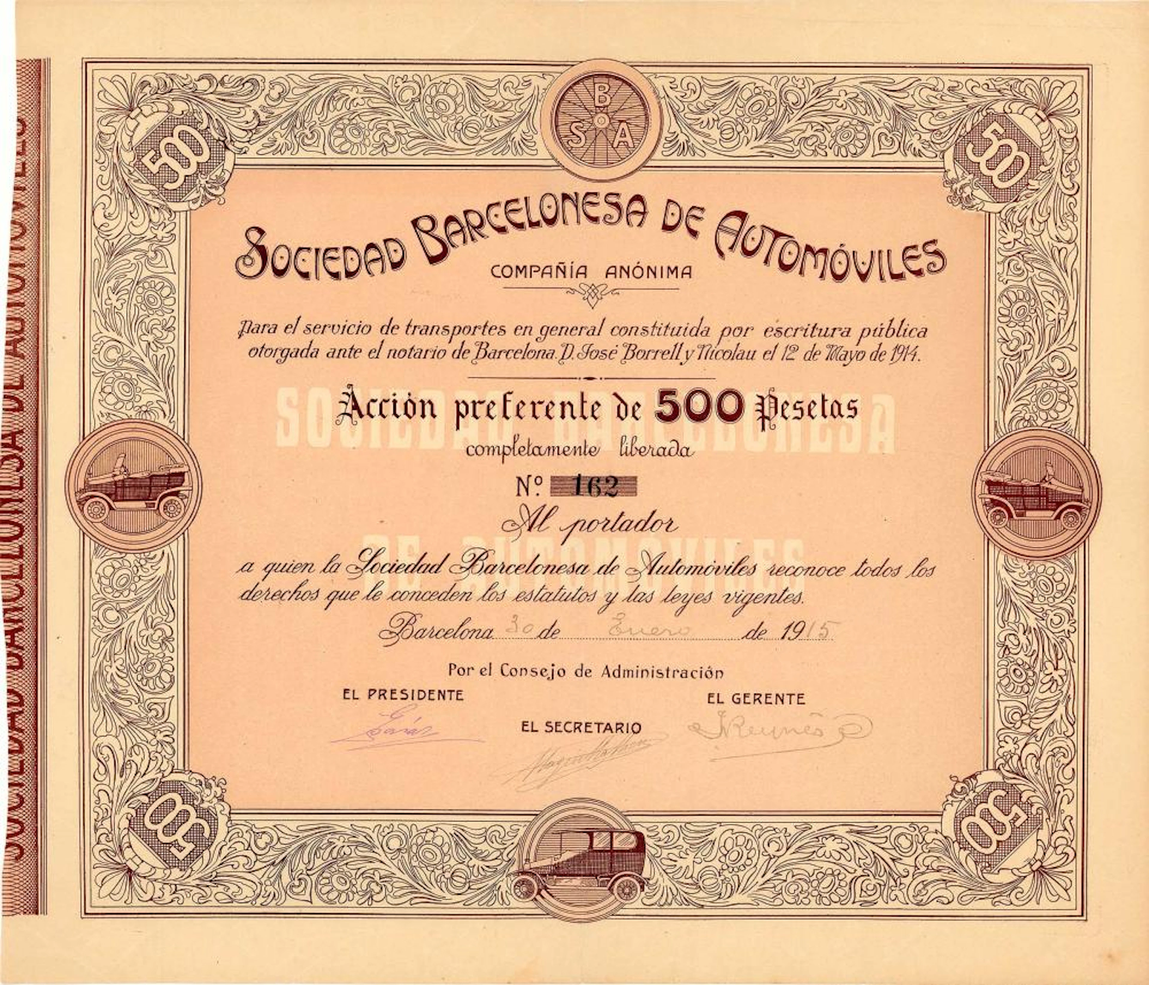 Sociedad Barcelonesa de Automóviles C.A.