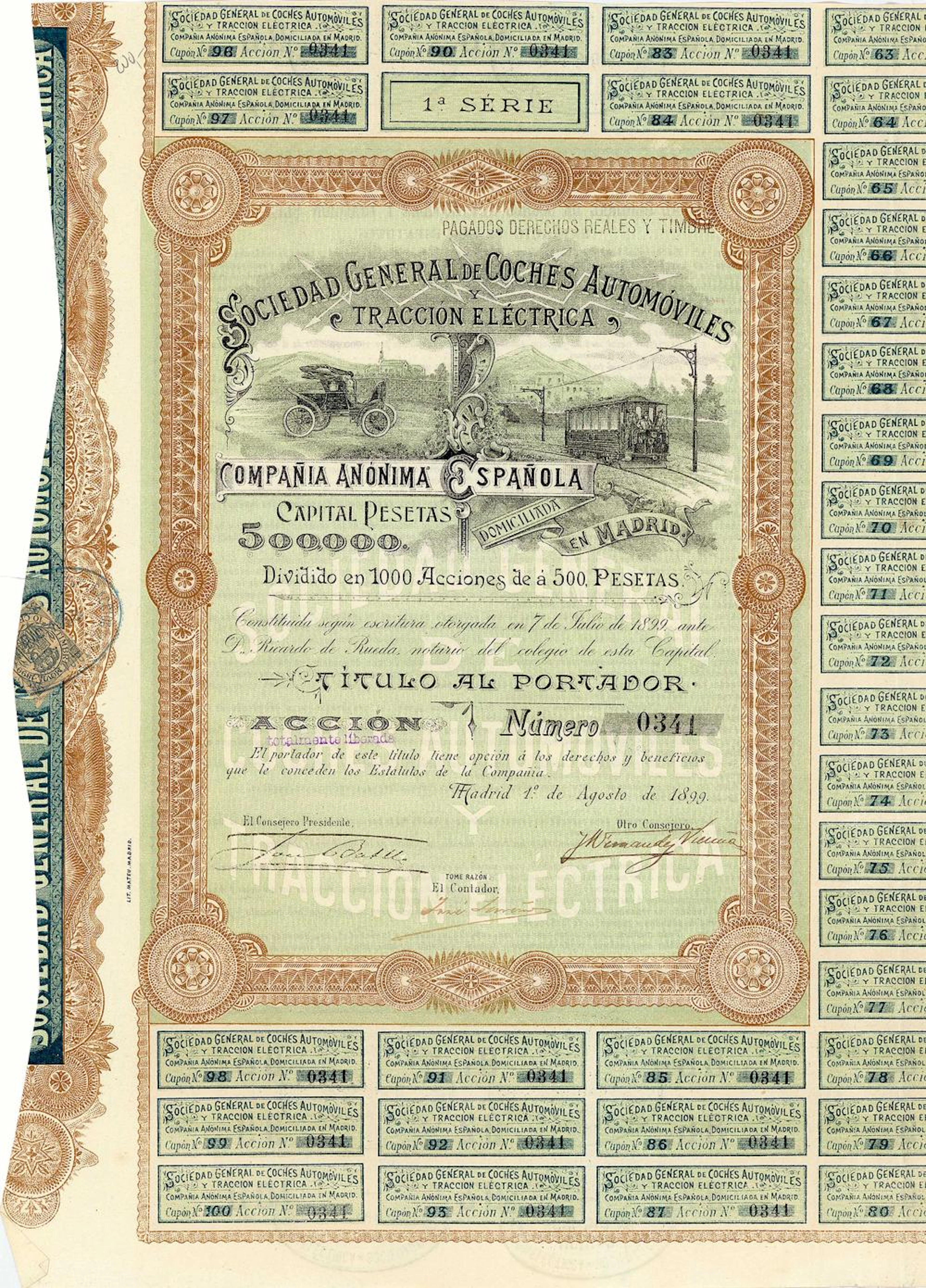 Soc. General de Coches Automoviles y Tracción Eléctrica C.A.