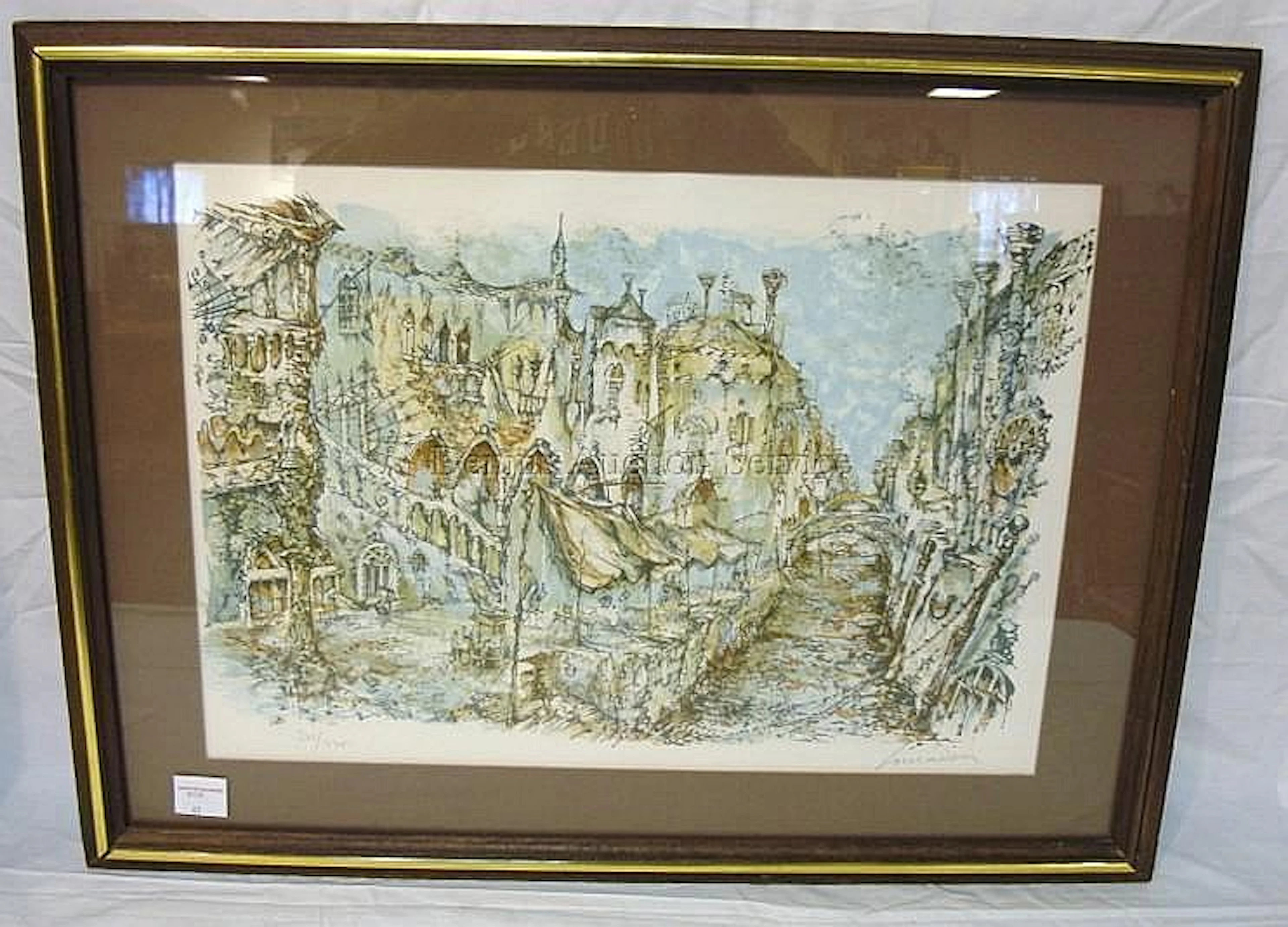 FRAMED LIM ED PRINT BY DANIEL LOURADOUR; COLLECTORS GUILD