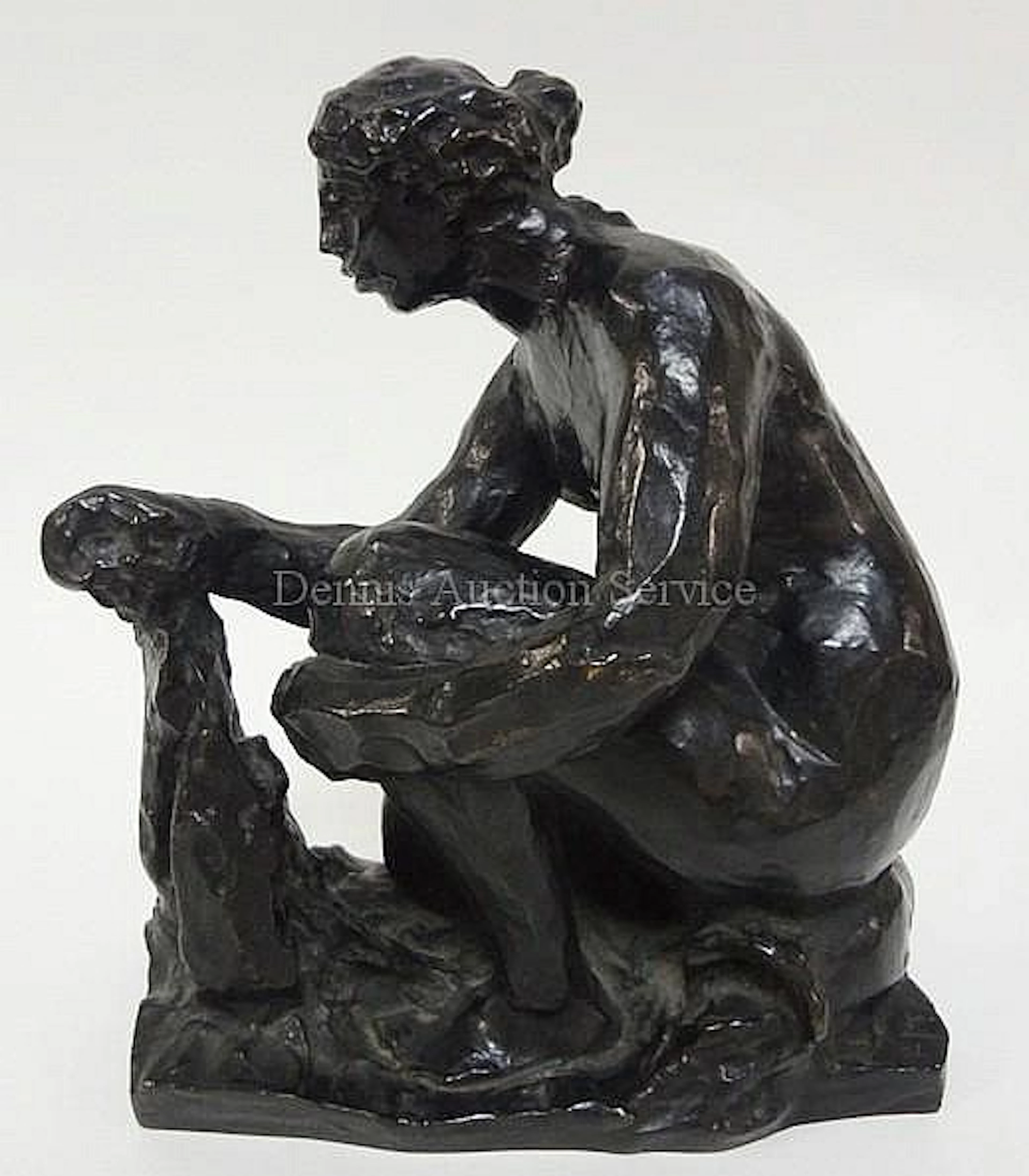 BRONZE BY PIERRE AUGUSTE RENOIR (1841-1919),