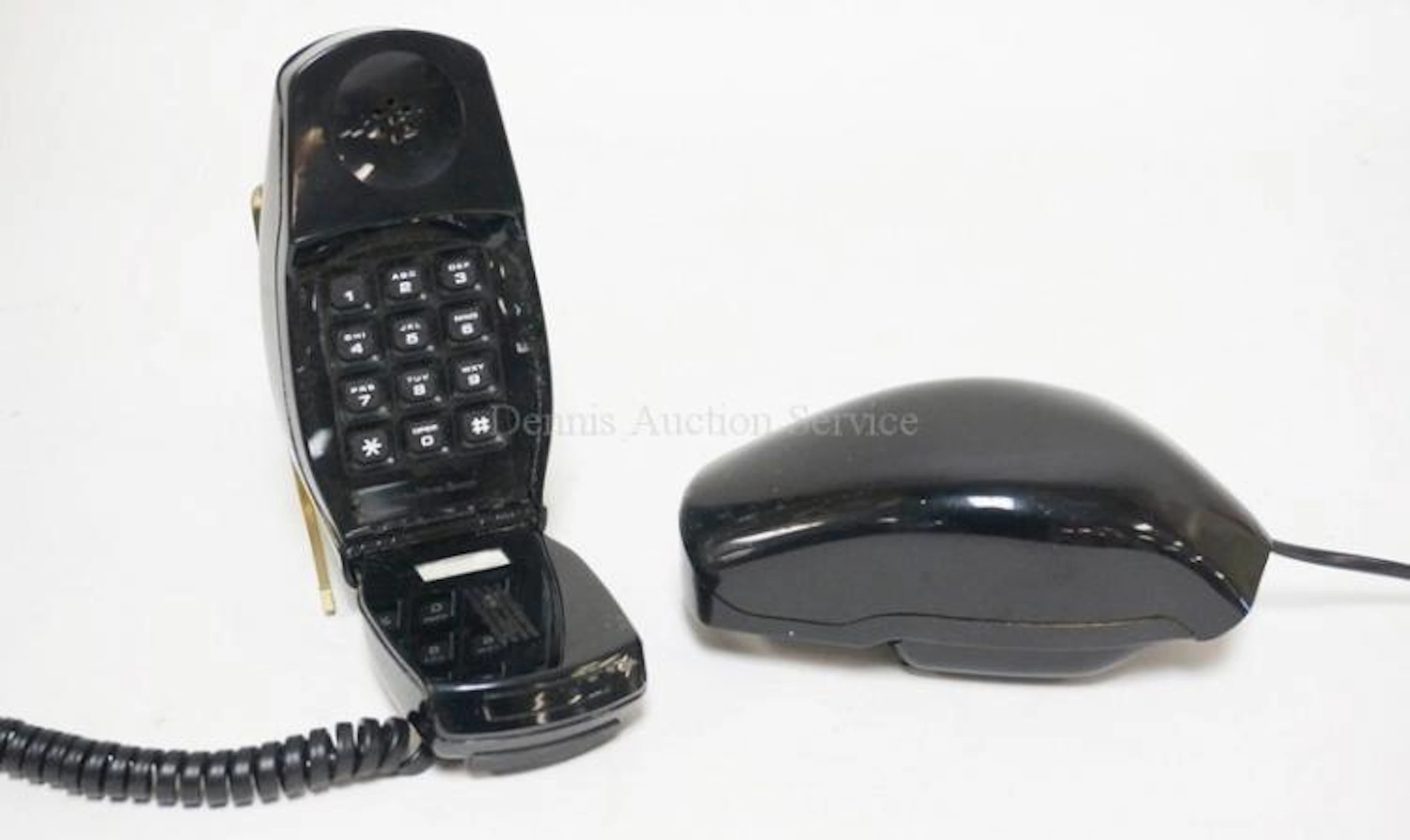 LOT OF 2 MODERN ITALIAN *GRILLO* TELEPHONES DESIGNED BY MARCO ZANUSO.