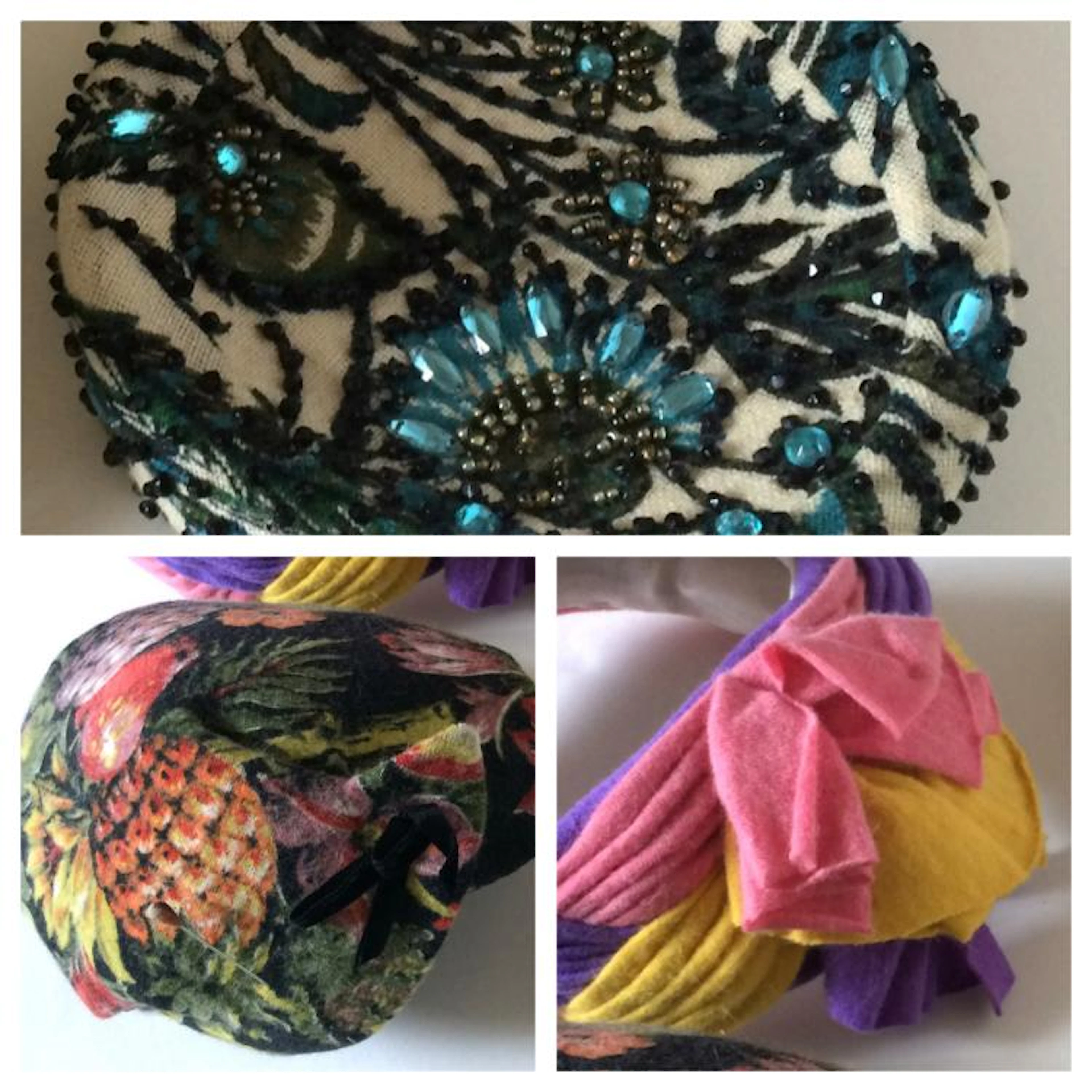 6 Vintage Hats by Shorlon