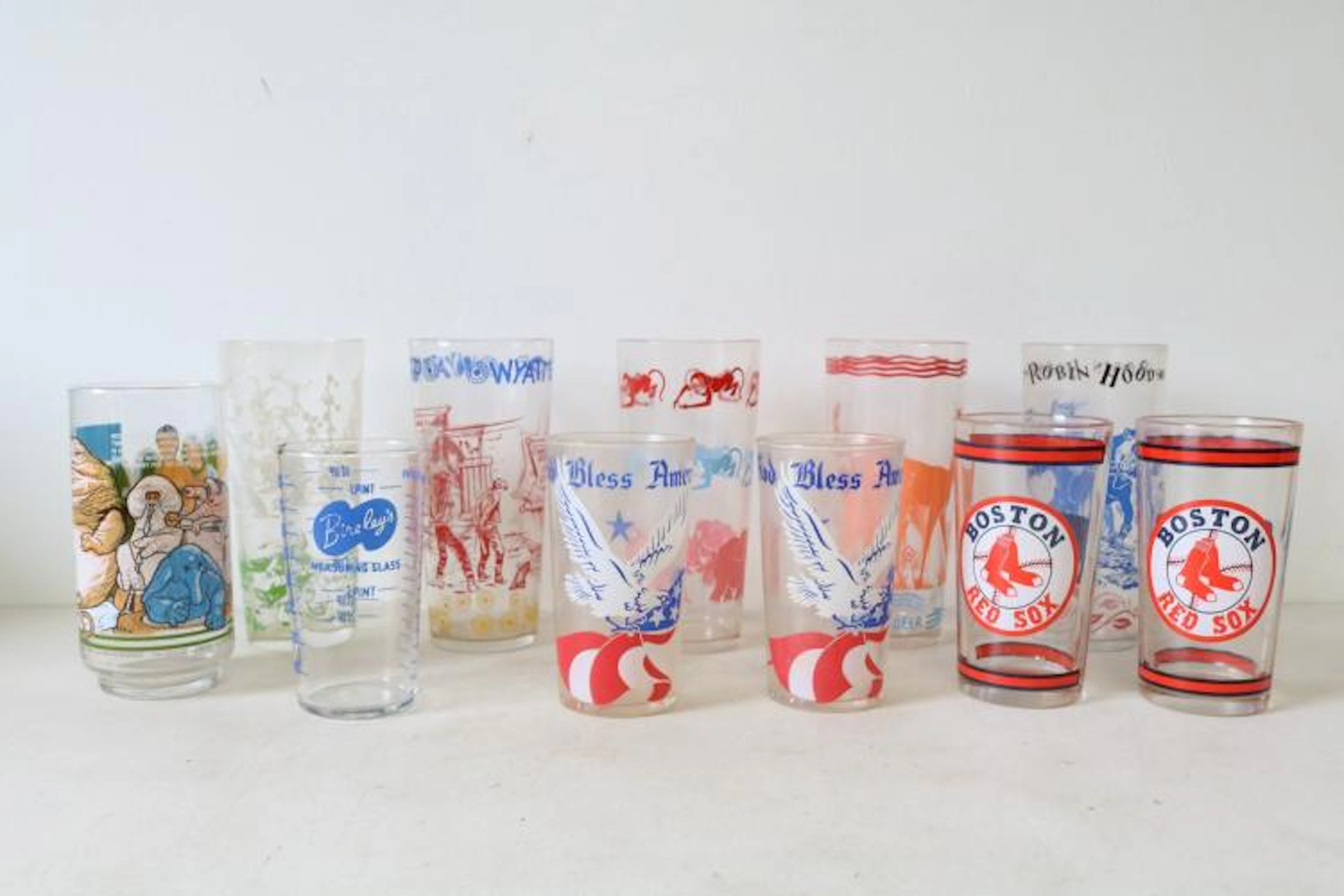 Lot of 11 glasses
