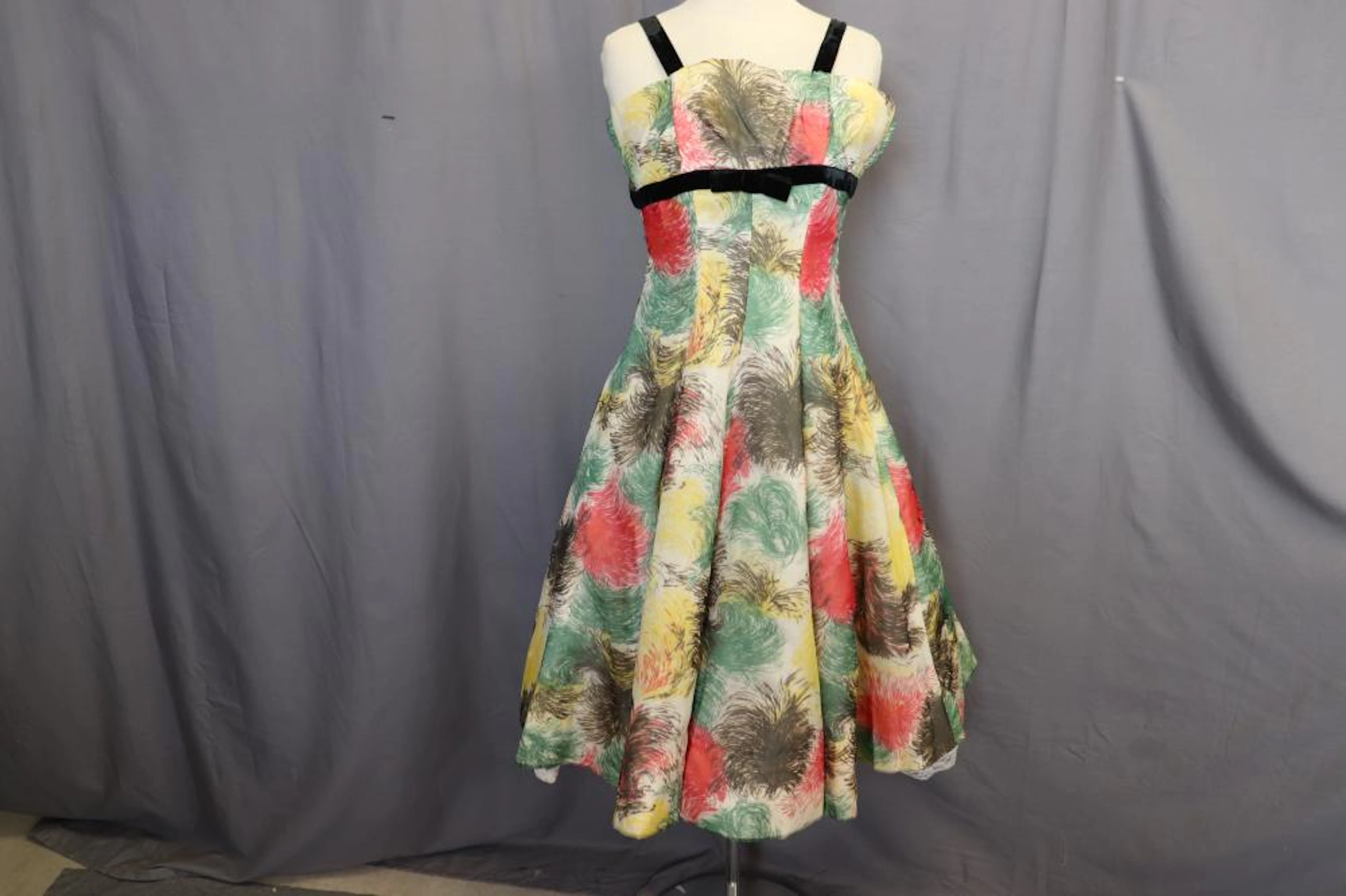 1950's Suzy Perette Fit & Flare Party Dress