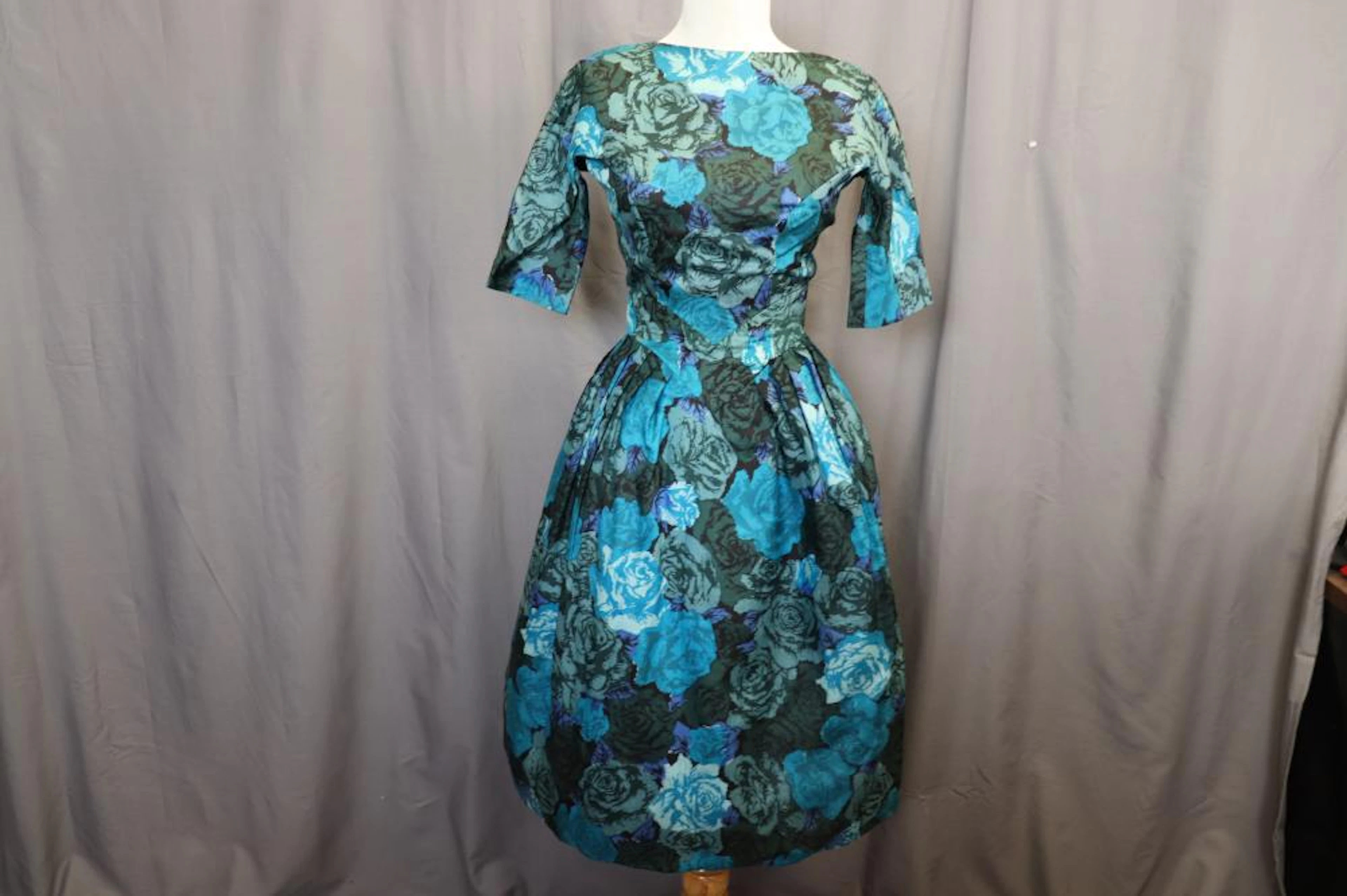 1950's Suzy Perette Fit & Flare Party Dress
