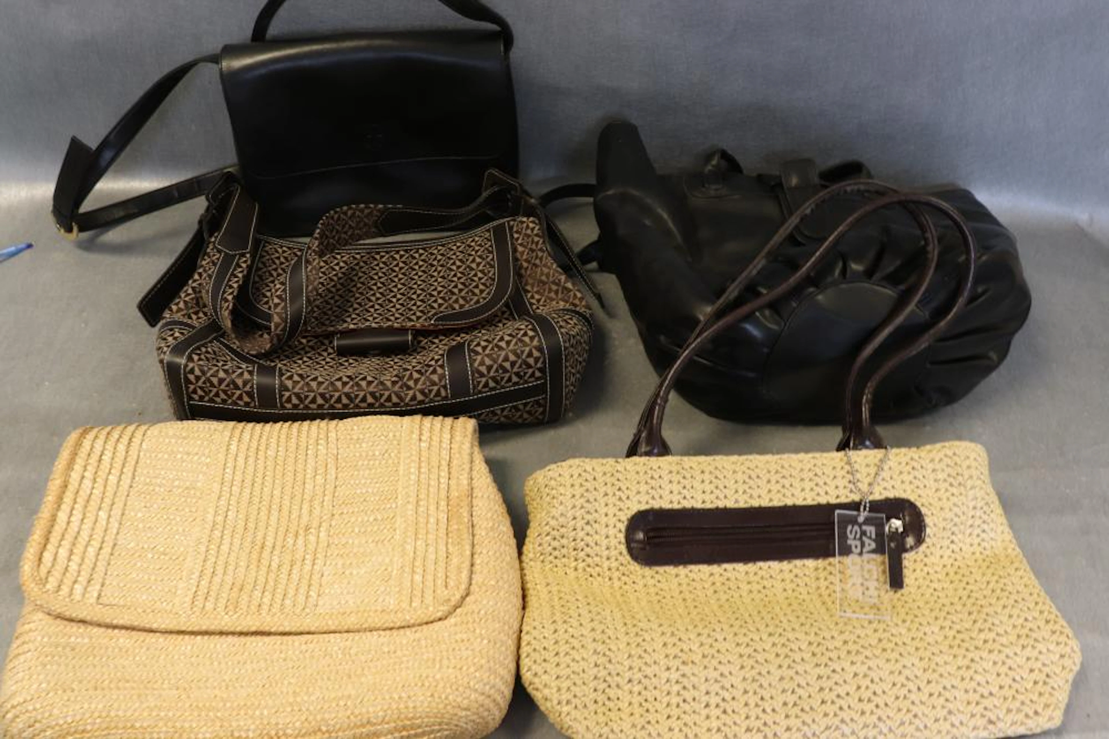 Lot of 5 Ladies Handbags, Pocketbooks