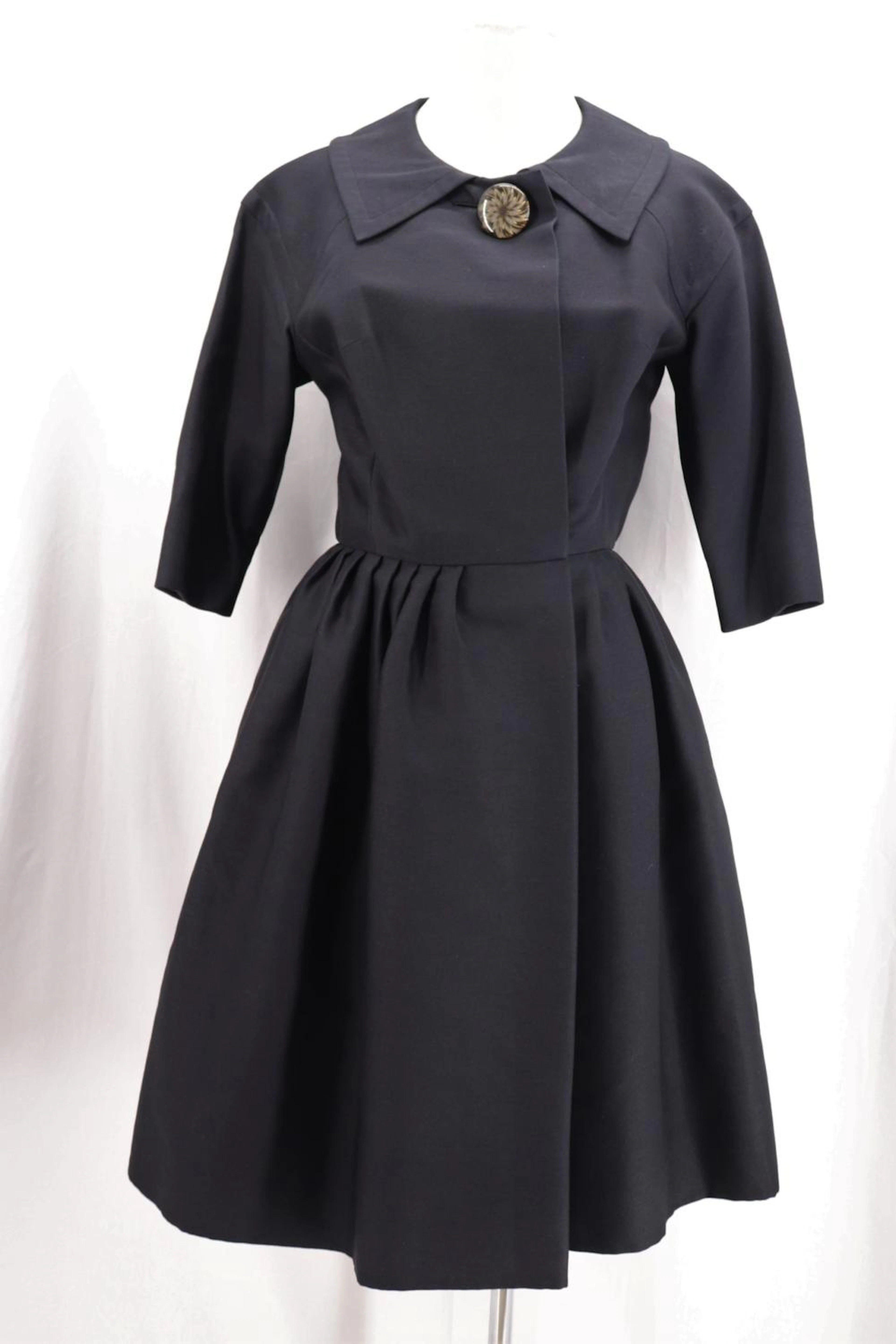 Vintage 1960's GALANOS Wool Cocktail Dress
