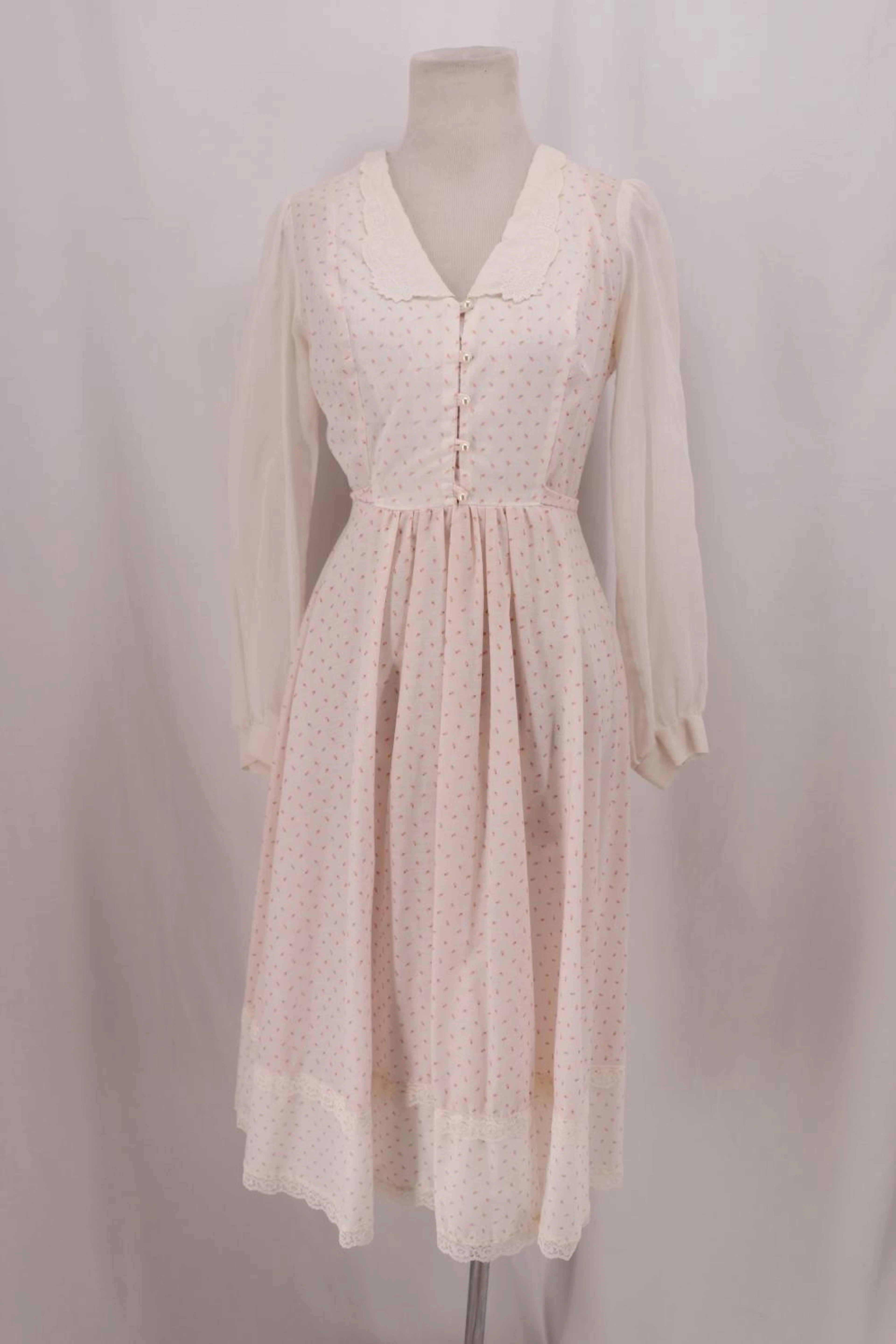 Vintage 1970's Gunne Sax Style Summer Dress