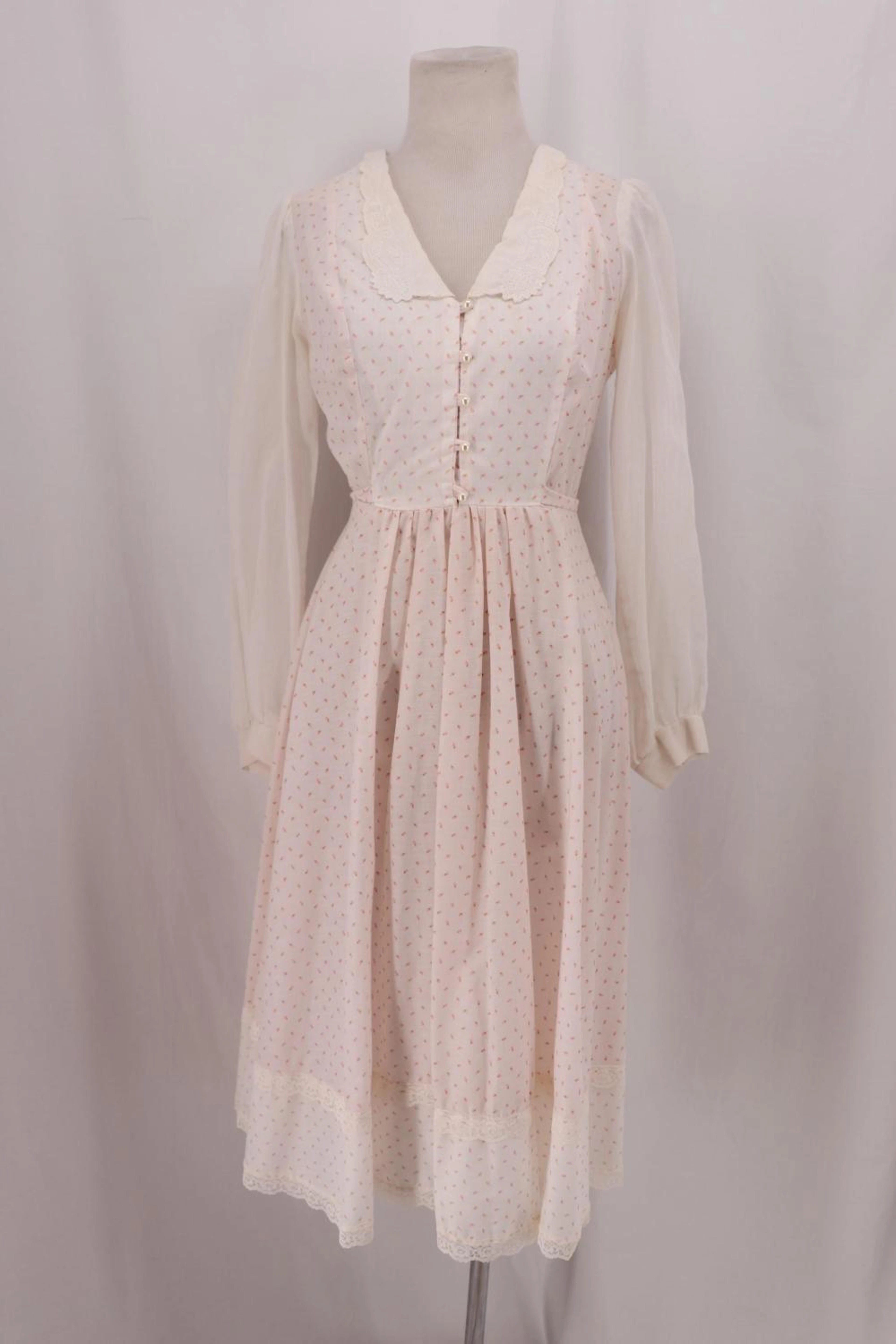 Vintage 1970's Gunne Sax Style Summer Dress