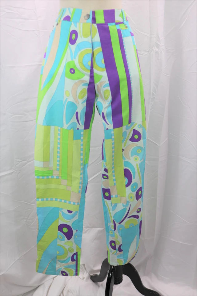 Vintage Averardo Bessi Funky Abstract Print Pants