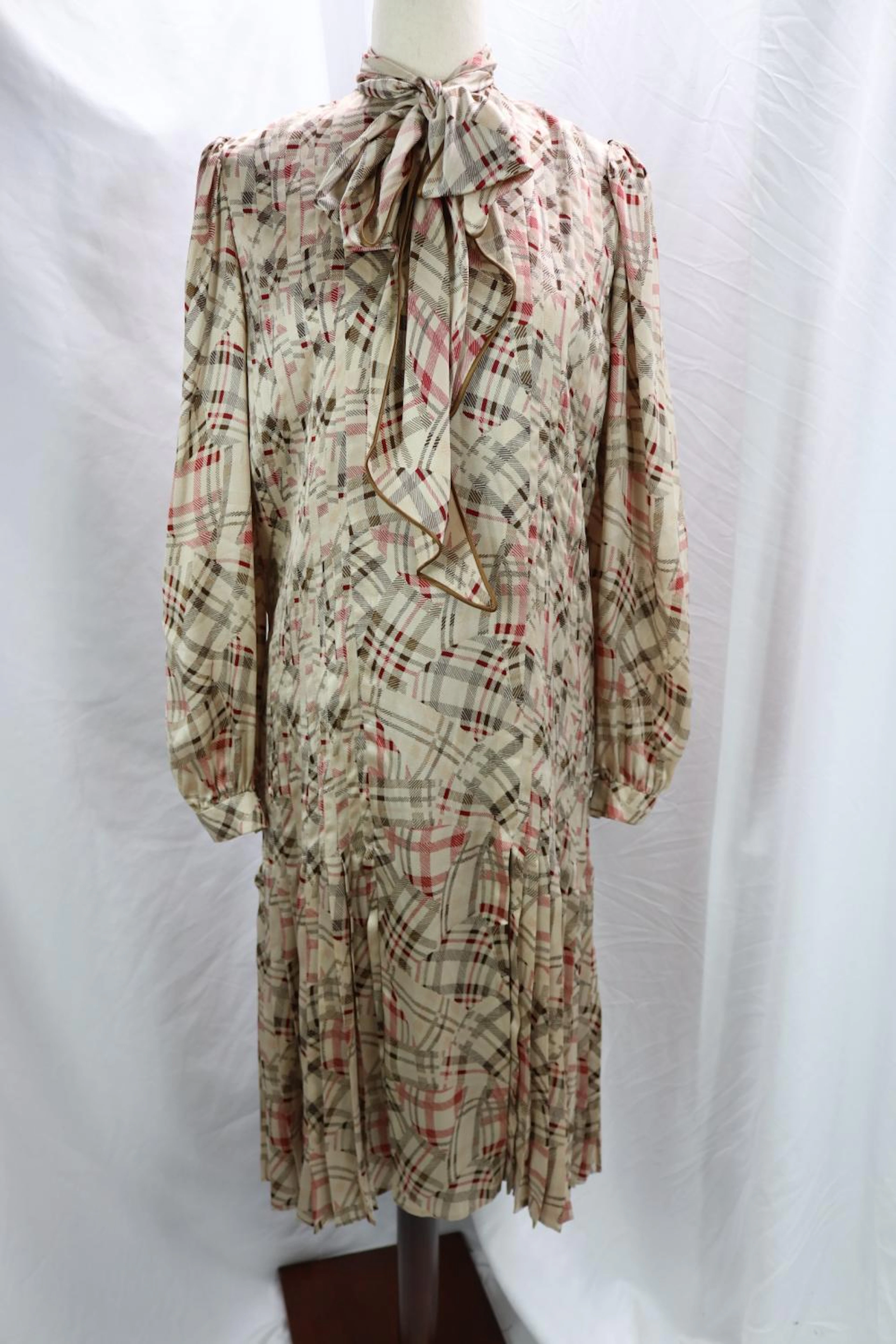 Vintage 1980's Galanos Silk Dress