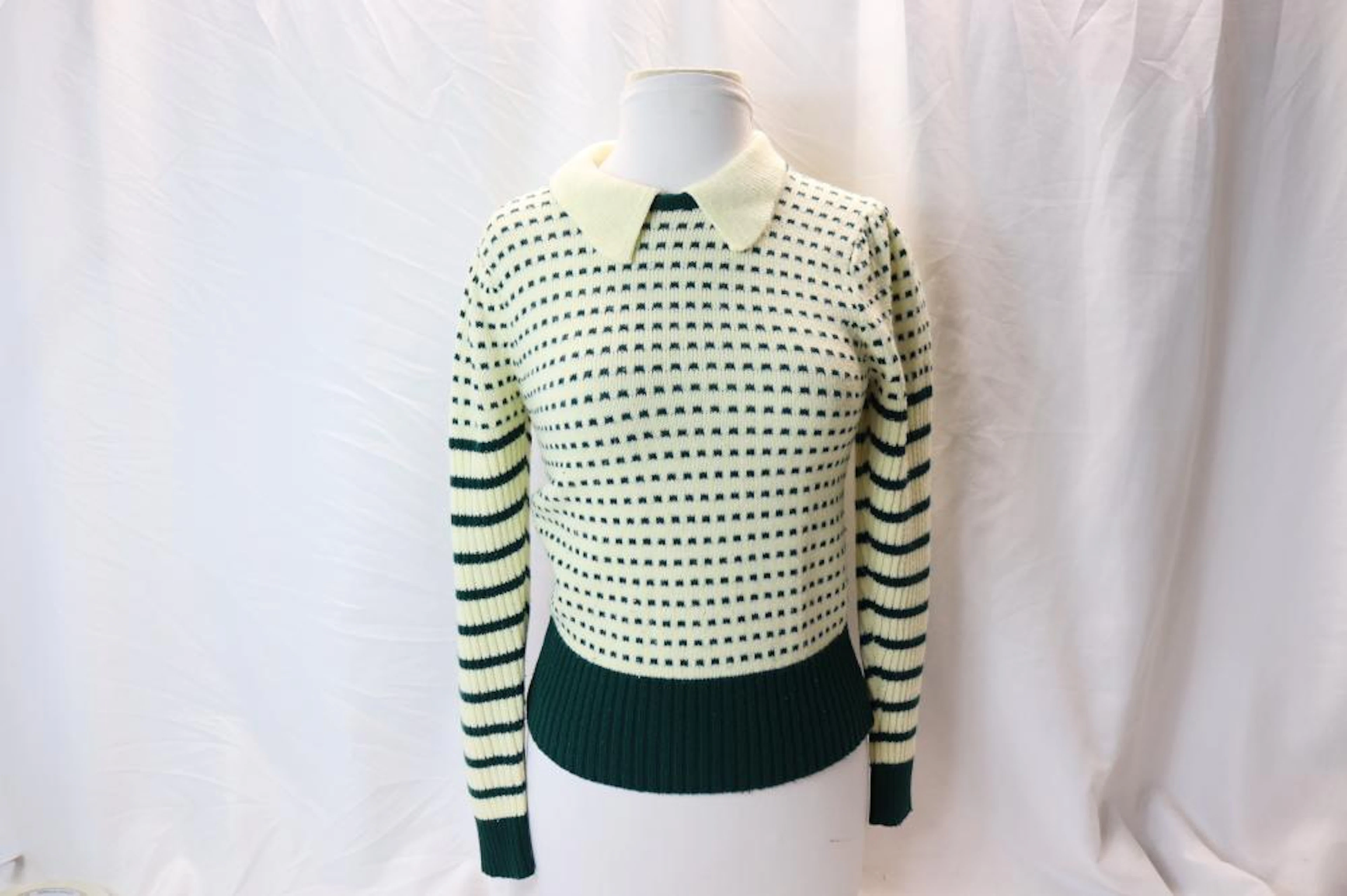 Vintage 1970's Wool Hand Loomed Pullover Sweater
