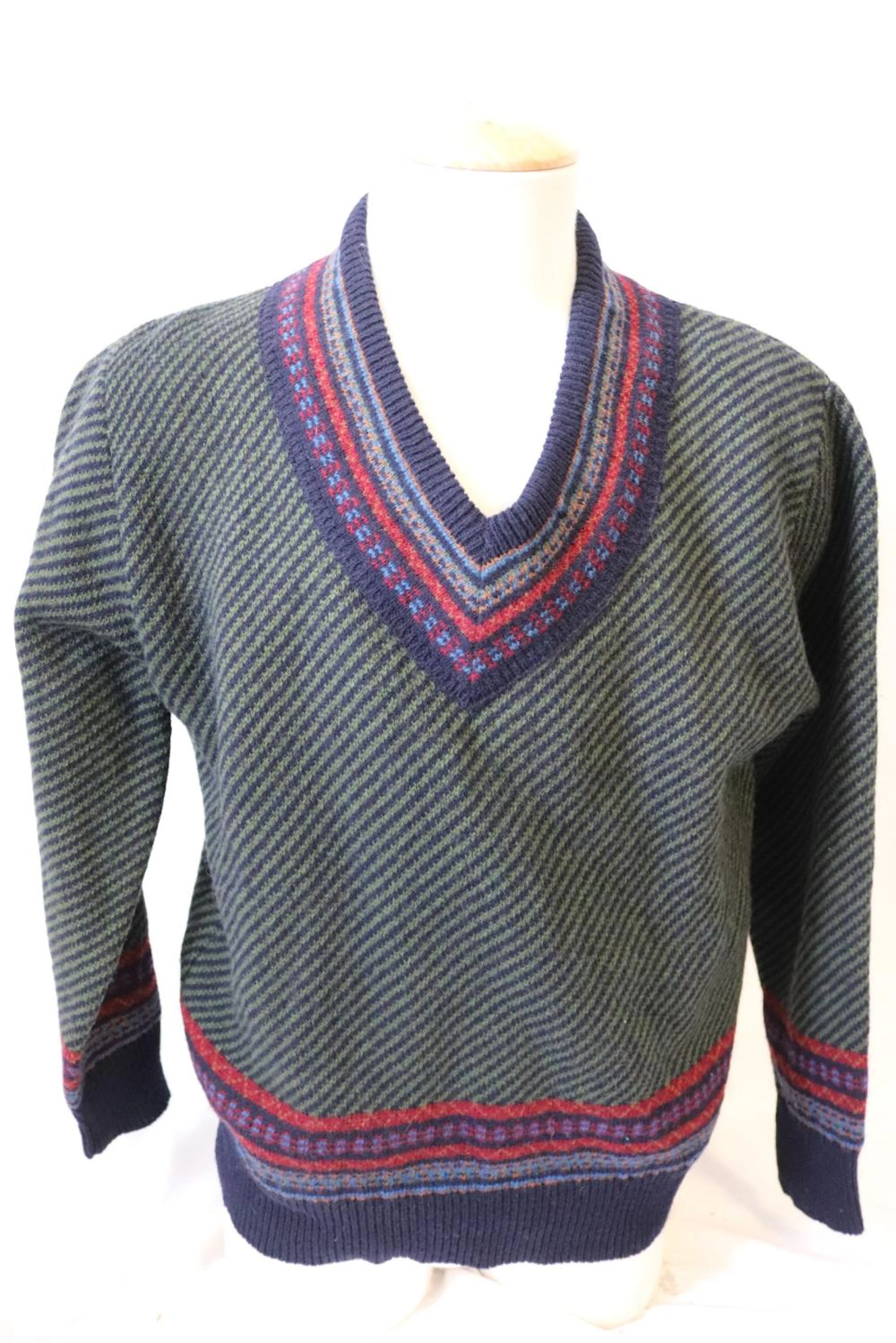 Vintage 1960's Pendleton Men's Pullover Wool Sweater