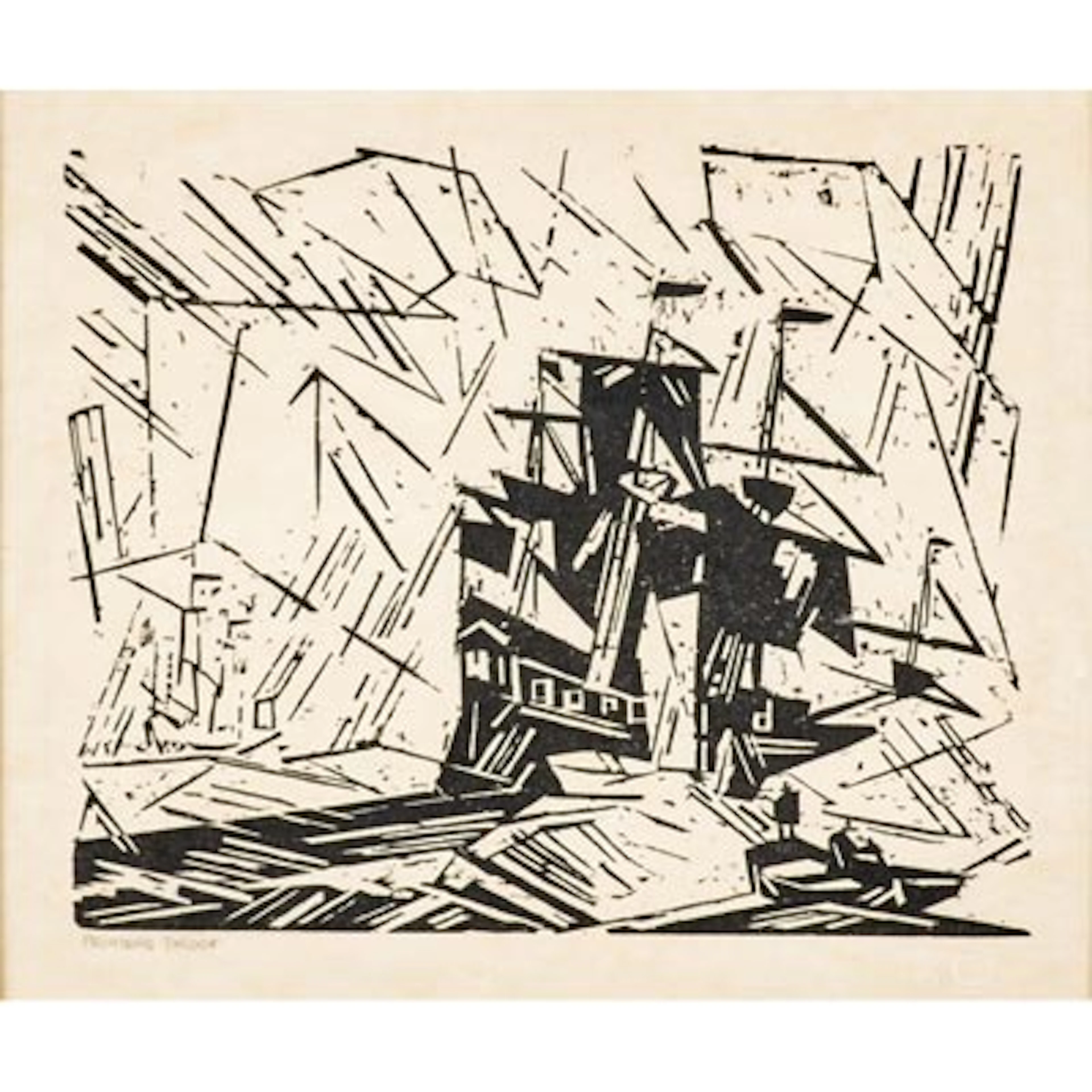 LYONEL FEININGER (American/German, 1871-1956)