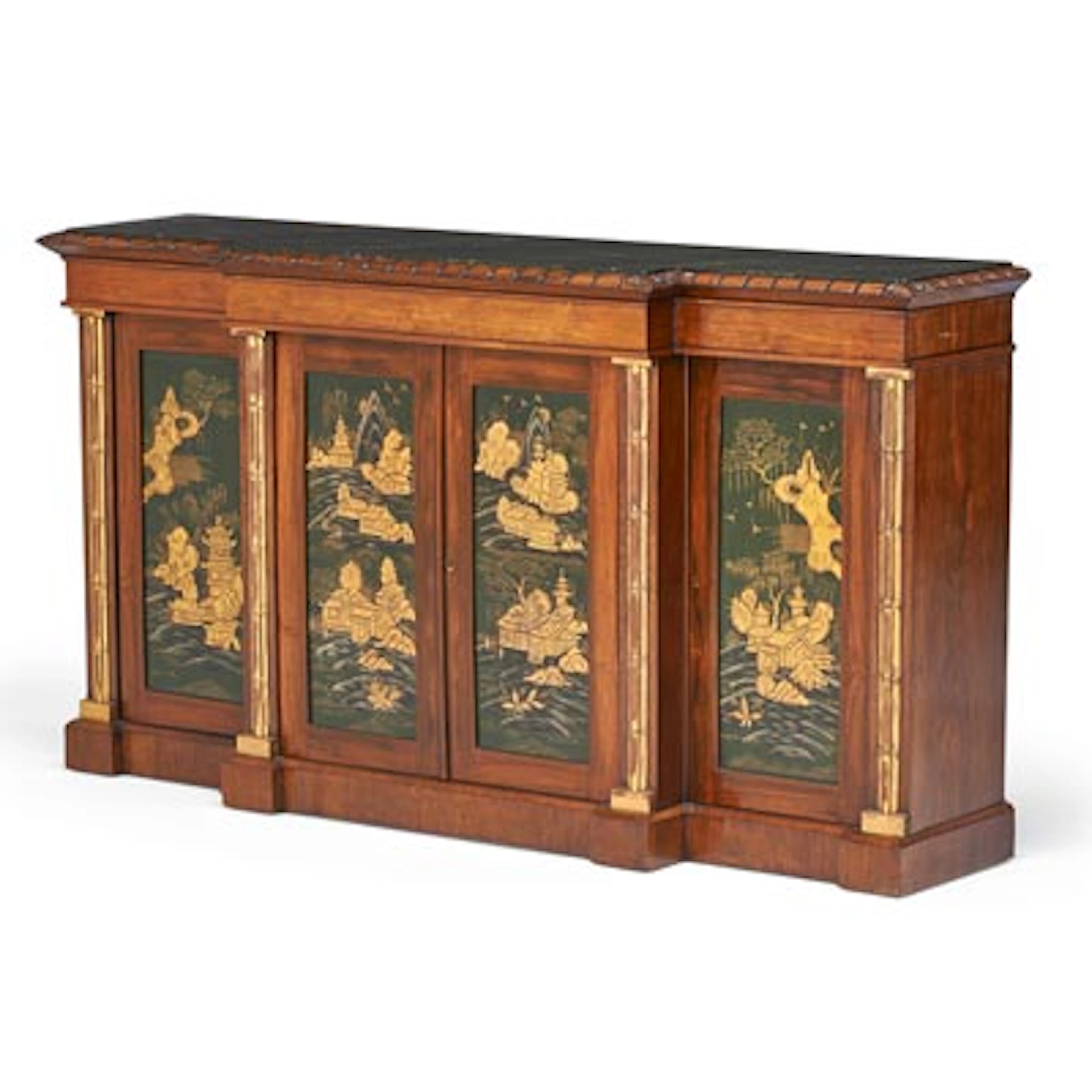 REGENCY STYLE ROSEWOOD CREDENZA