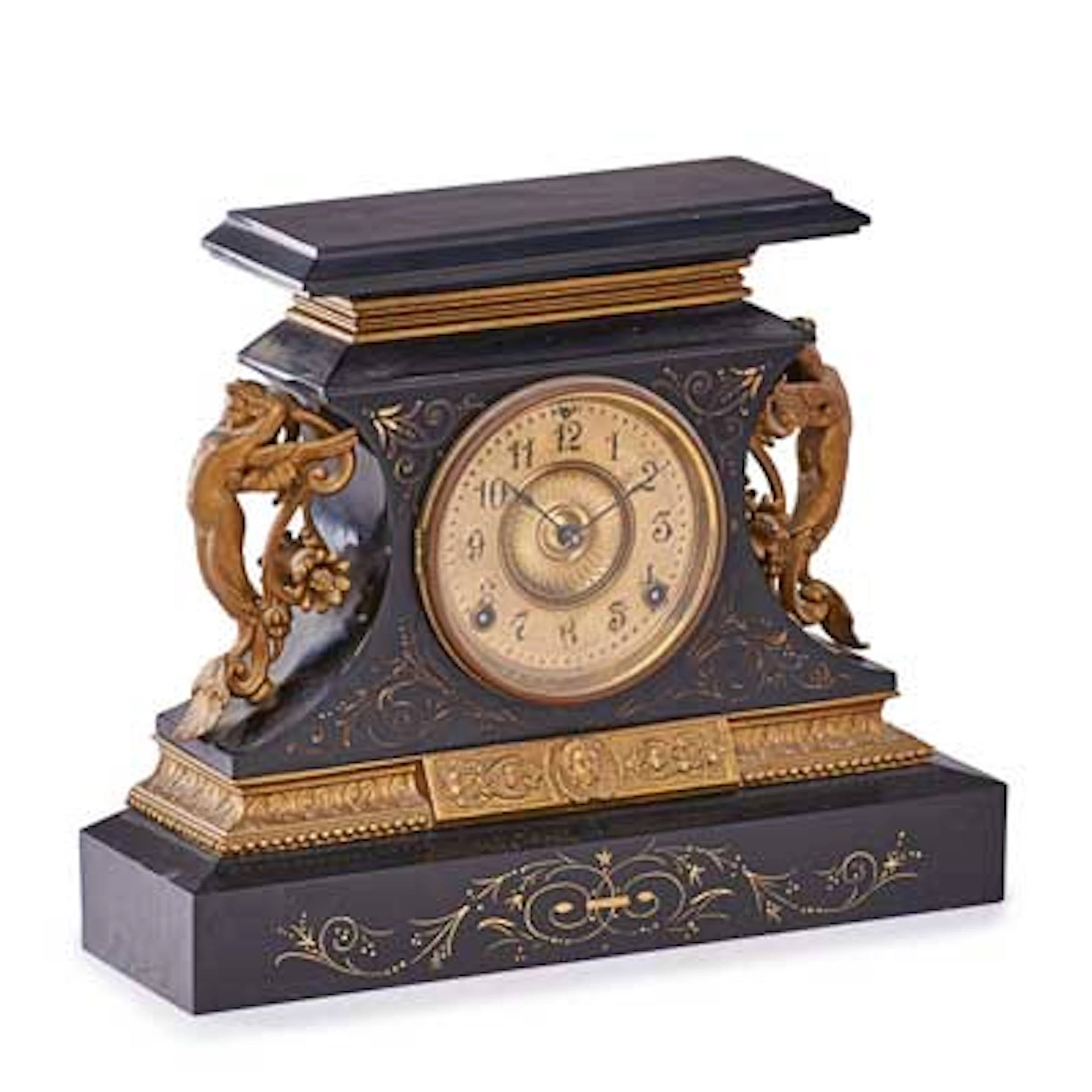 RENAISSANCE REVIVAL MANTEL CLOCK