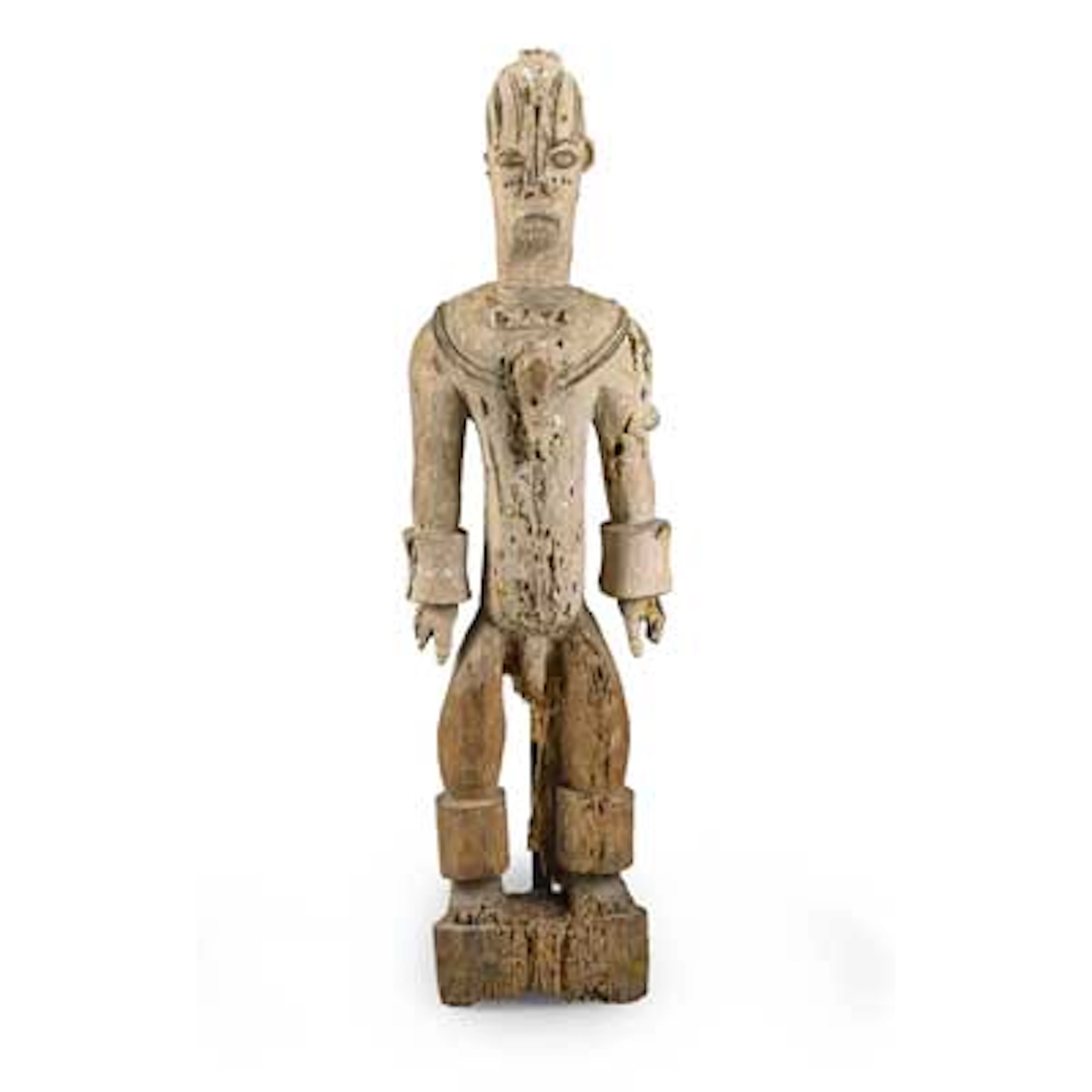 URHOBO, MALE SHRINE FIGURE, NIGERIA