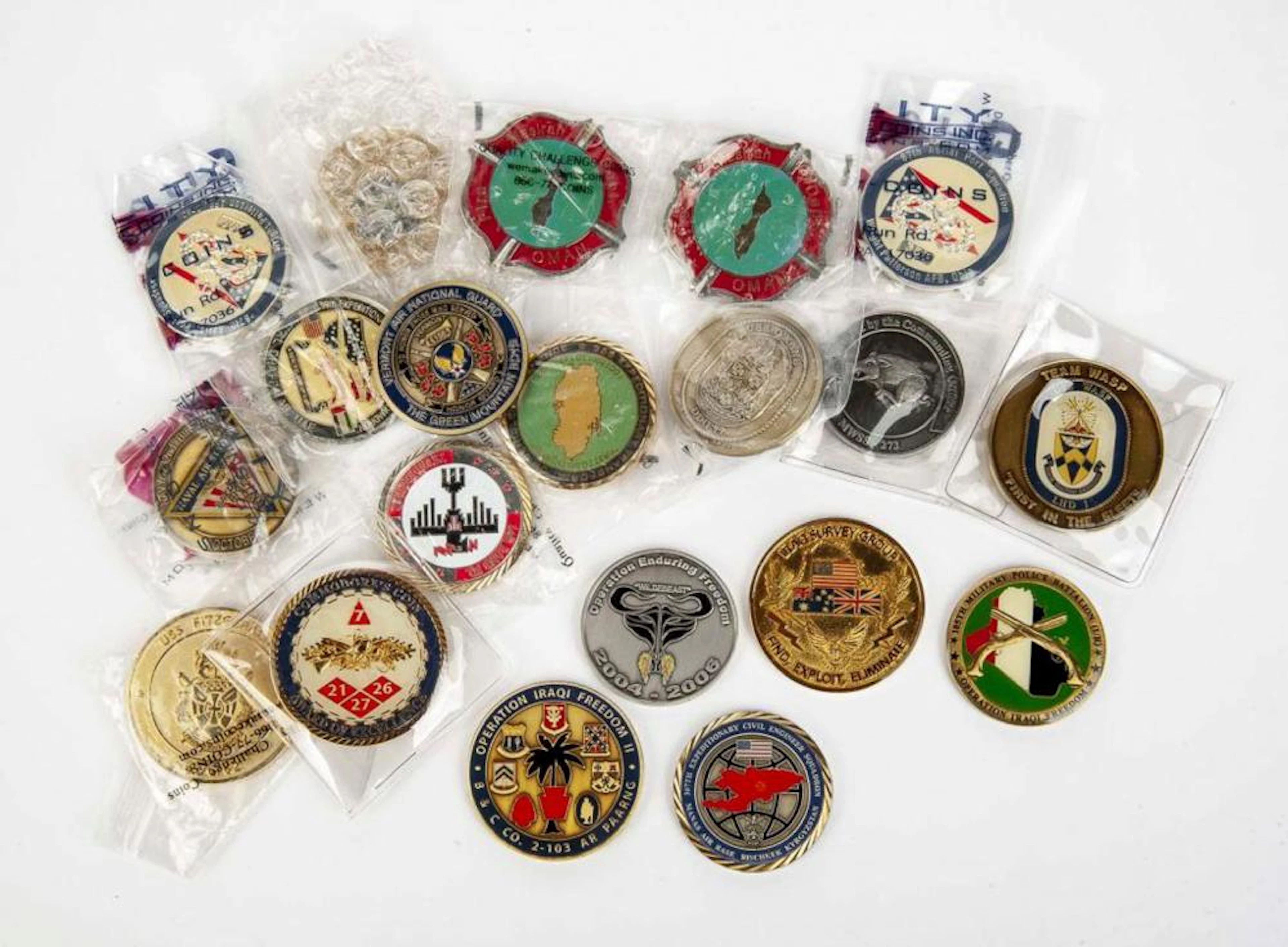 Lot of 20 Military/Law Enforcement Challenge Coins