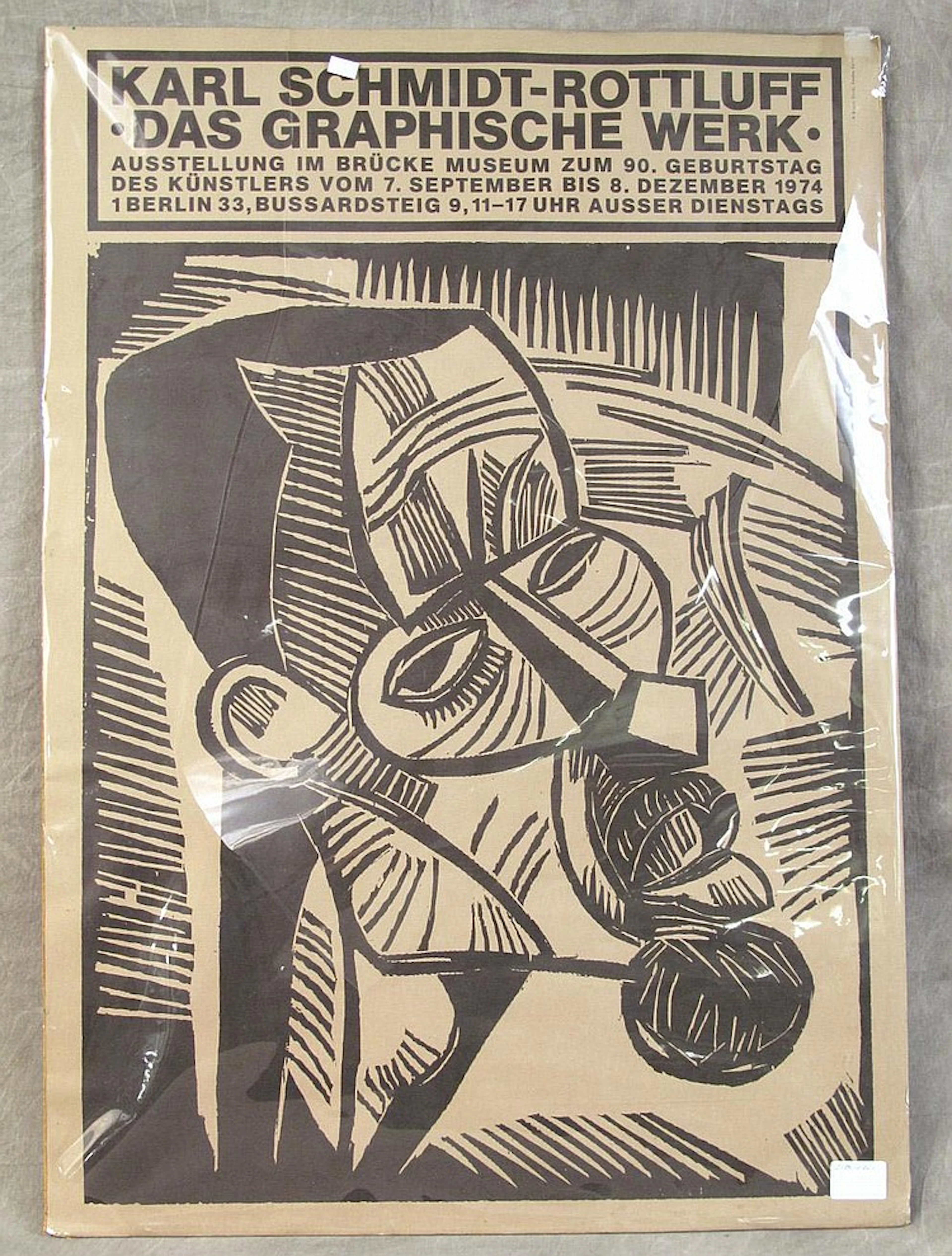 GERMAN EXPRESSIONISTIC POSTER. Karl