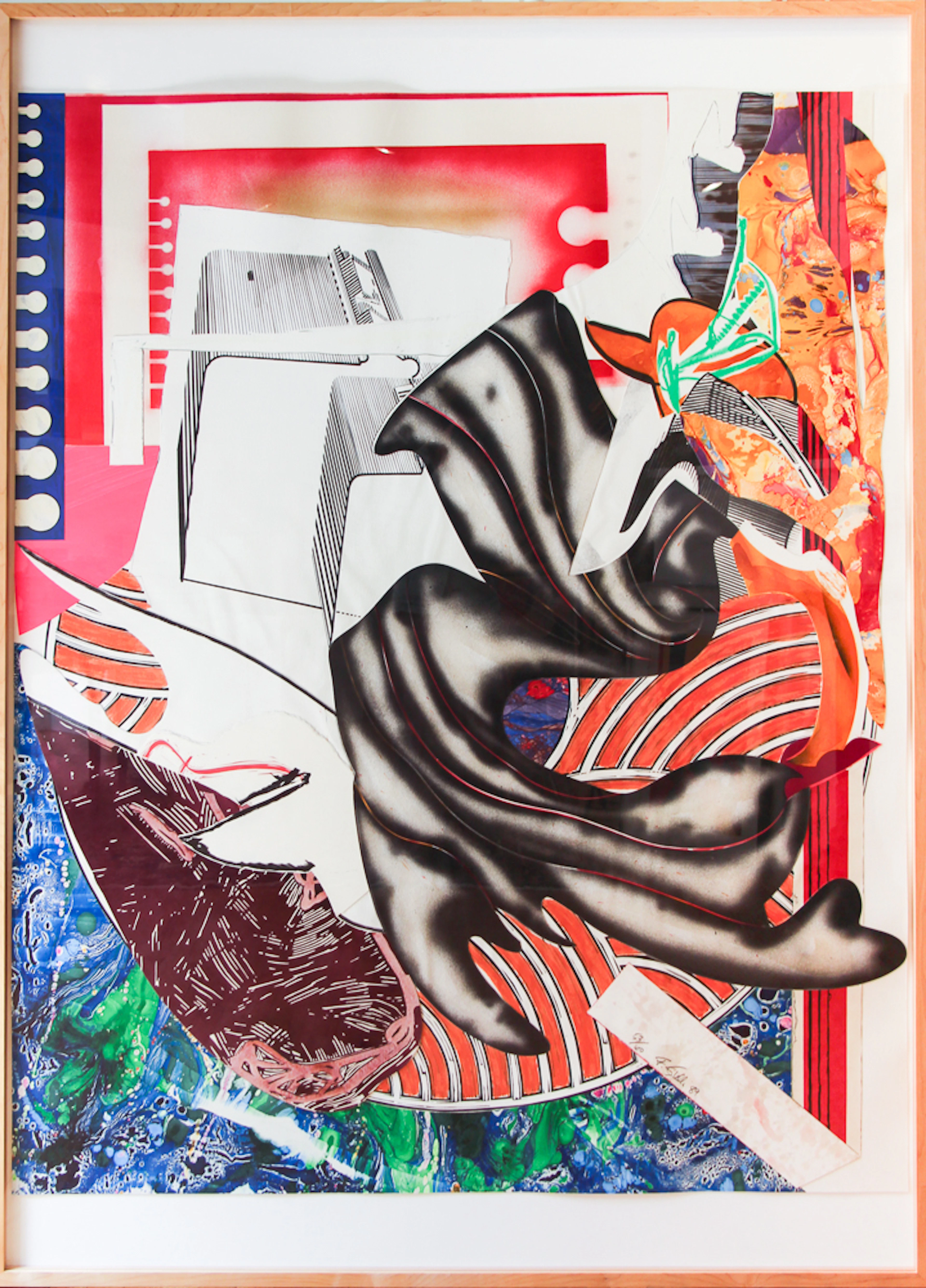 Frank Stella Moby Dick (Wave Series) 1989
