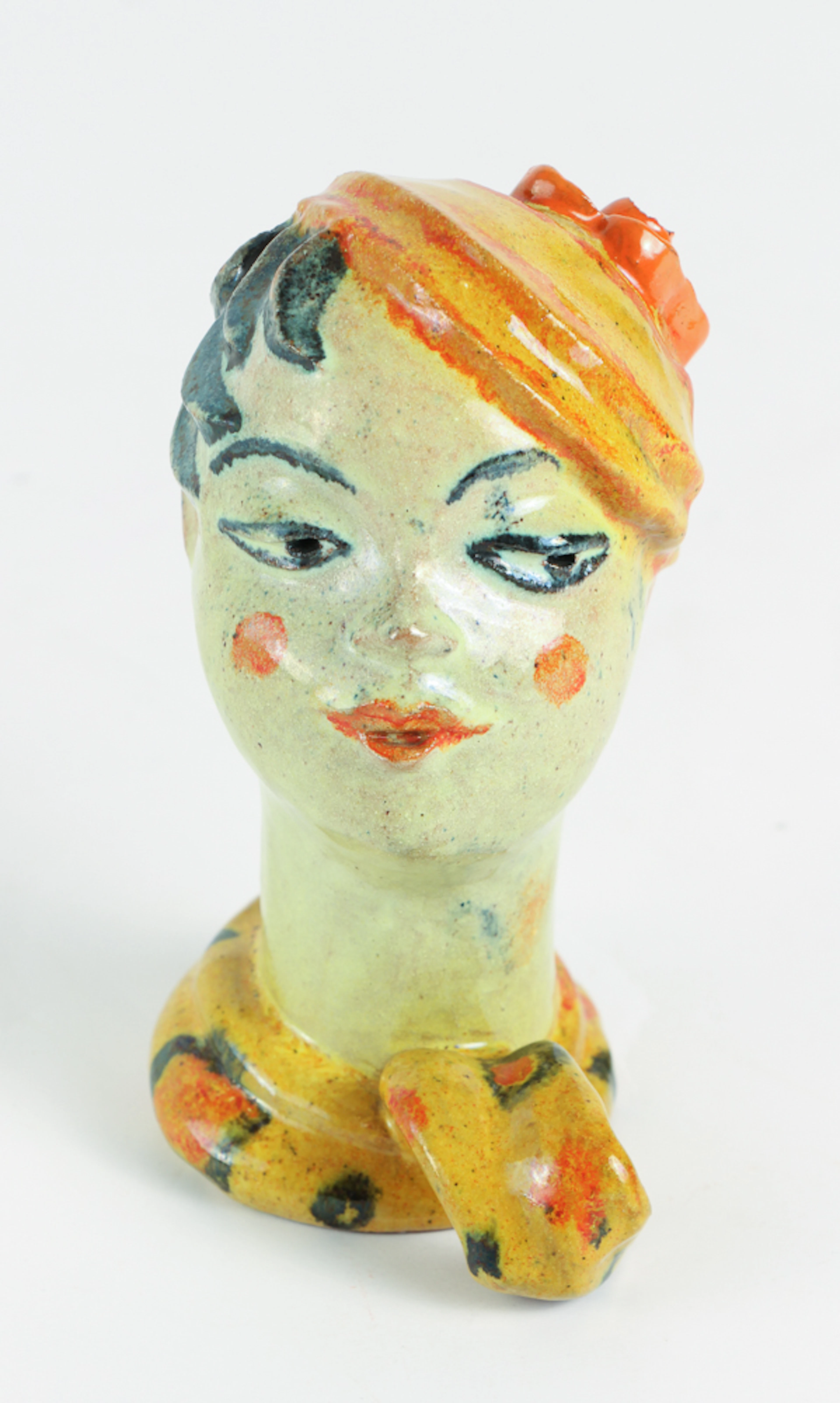 Vally Wieselthier Wiener Werkstatte Pottery Head
