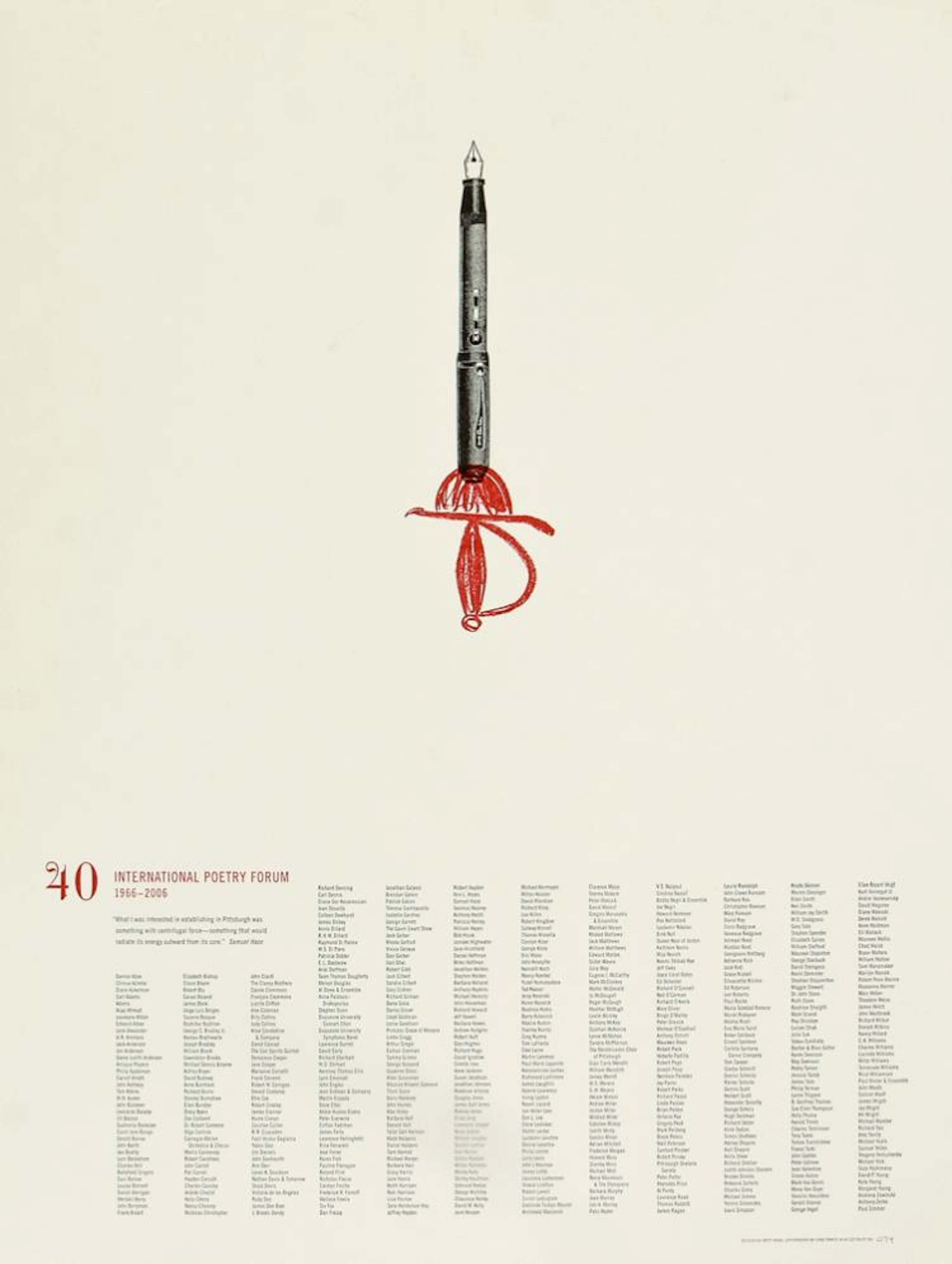 Seven International Poetry Forum Posters