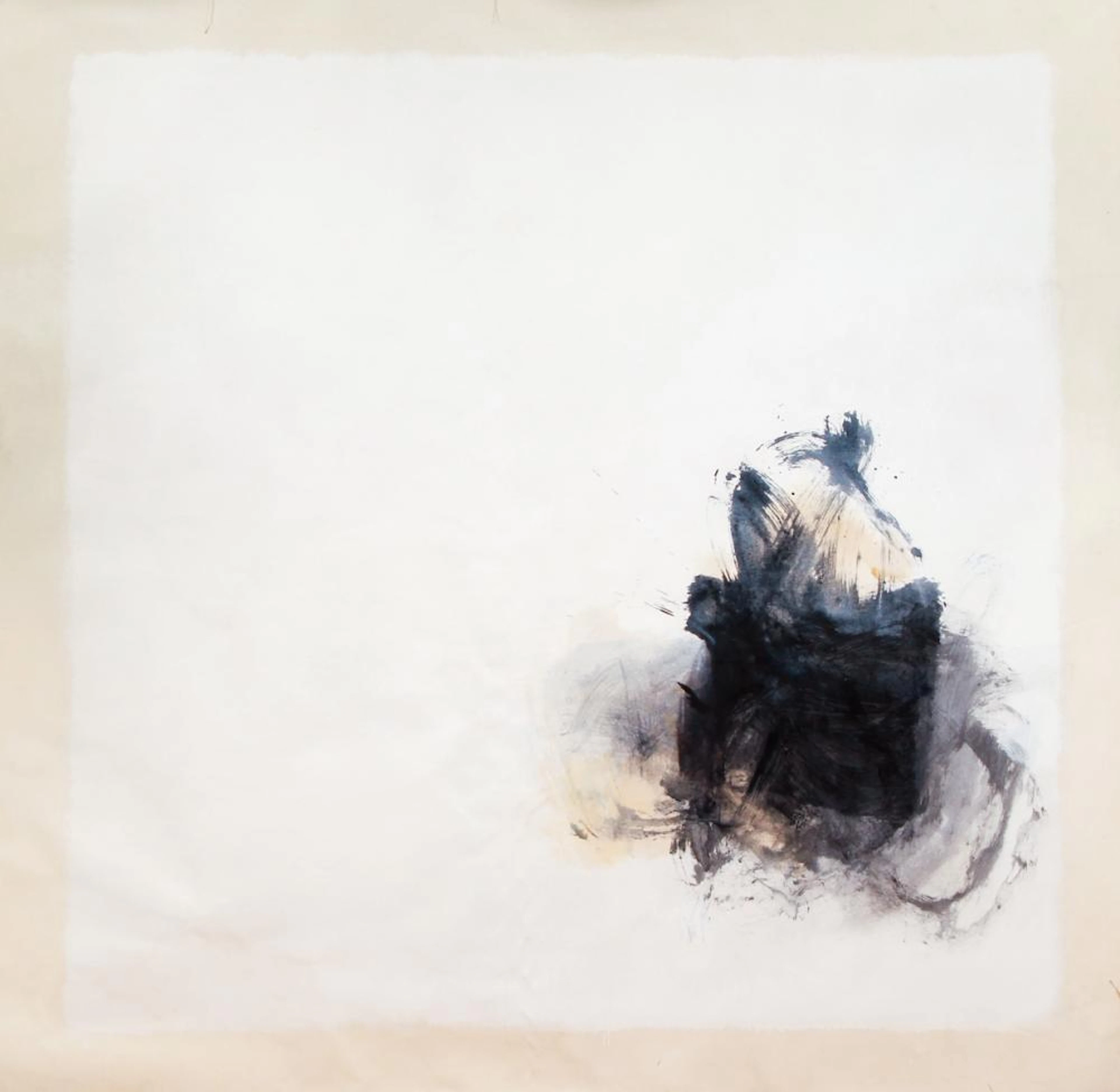 Cleve Gray Thaw Large Acrylic Painting 1977