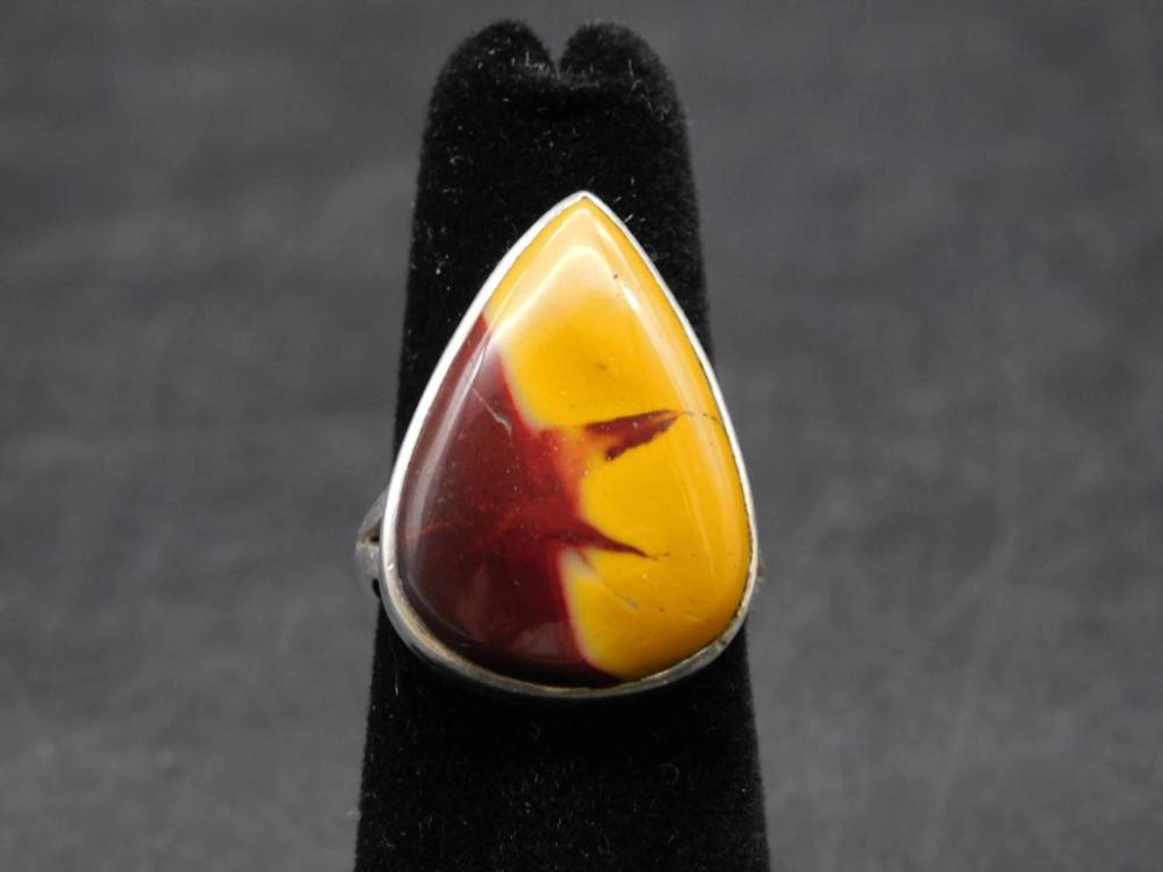 MOOKAITE STERLING SILVER RING SIZE 5.5
