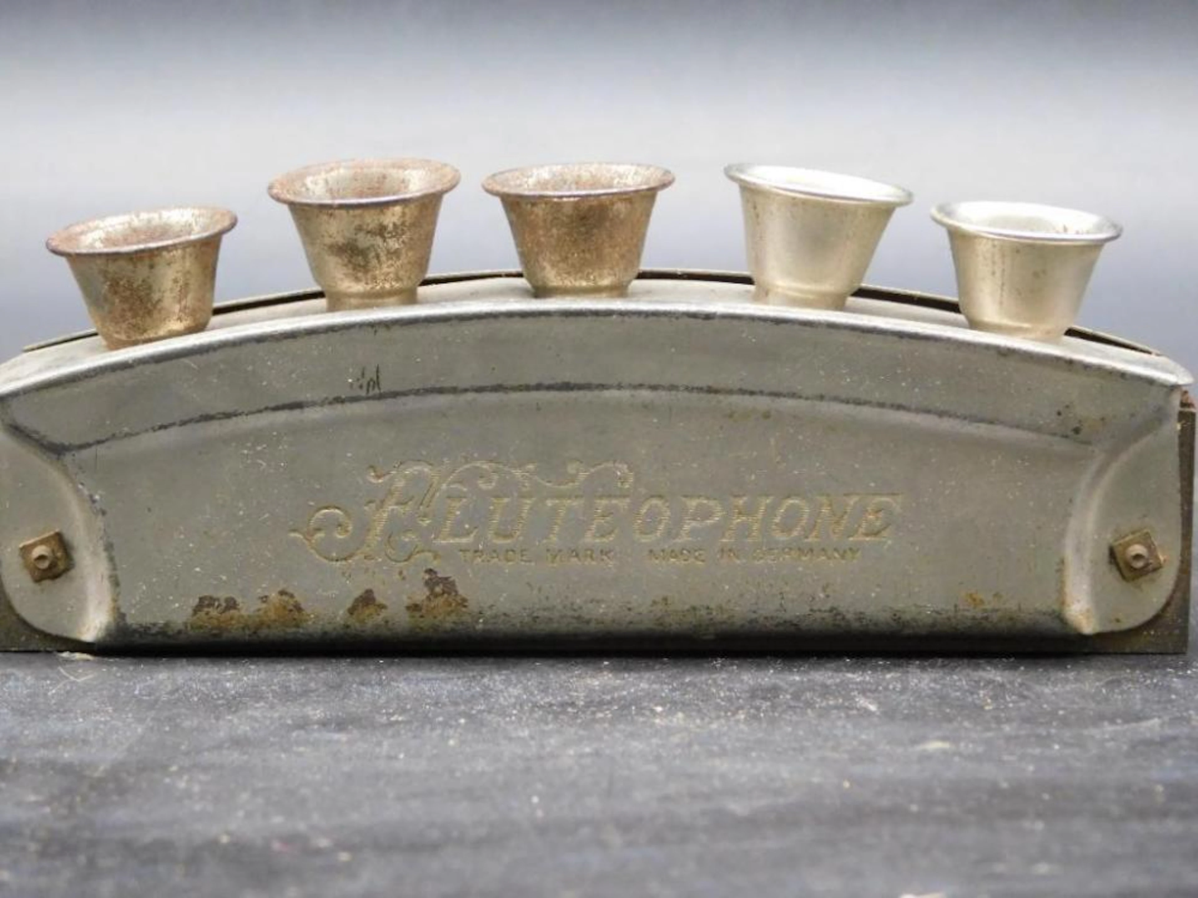 GERMAN HARMONICA FLUTEOPHONE RARE VINTAGE ANTIQUE