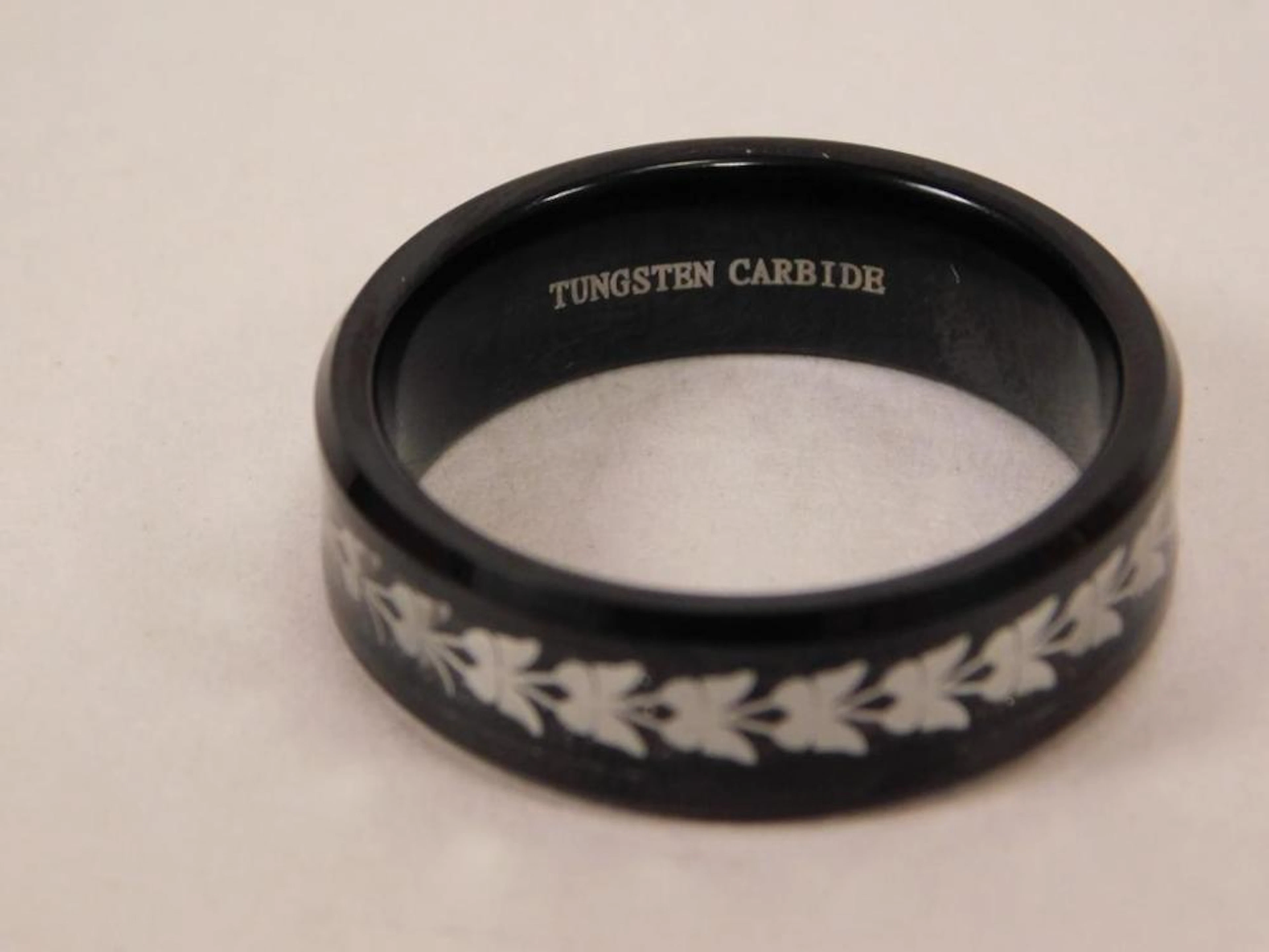 RING SIZE 13.5 TUNGSTEN CARBIDE