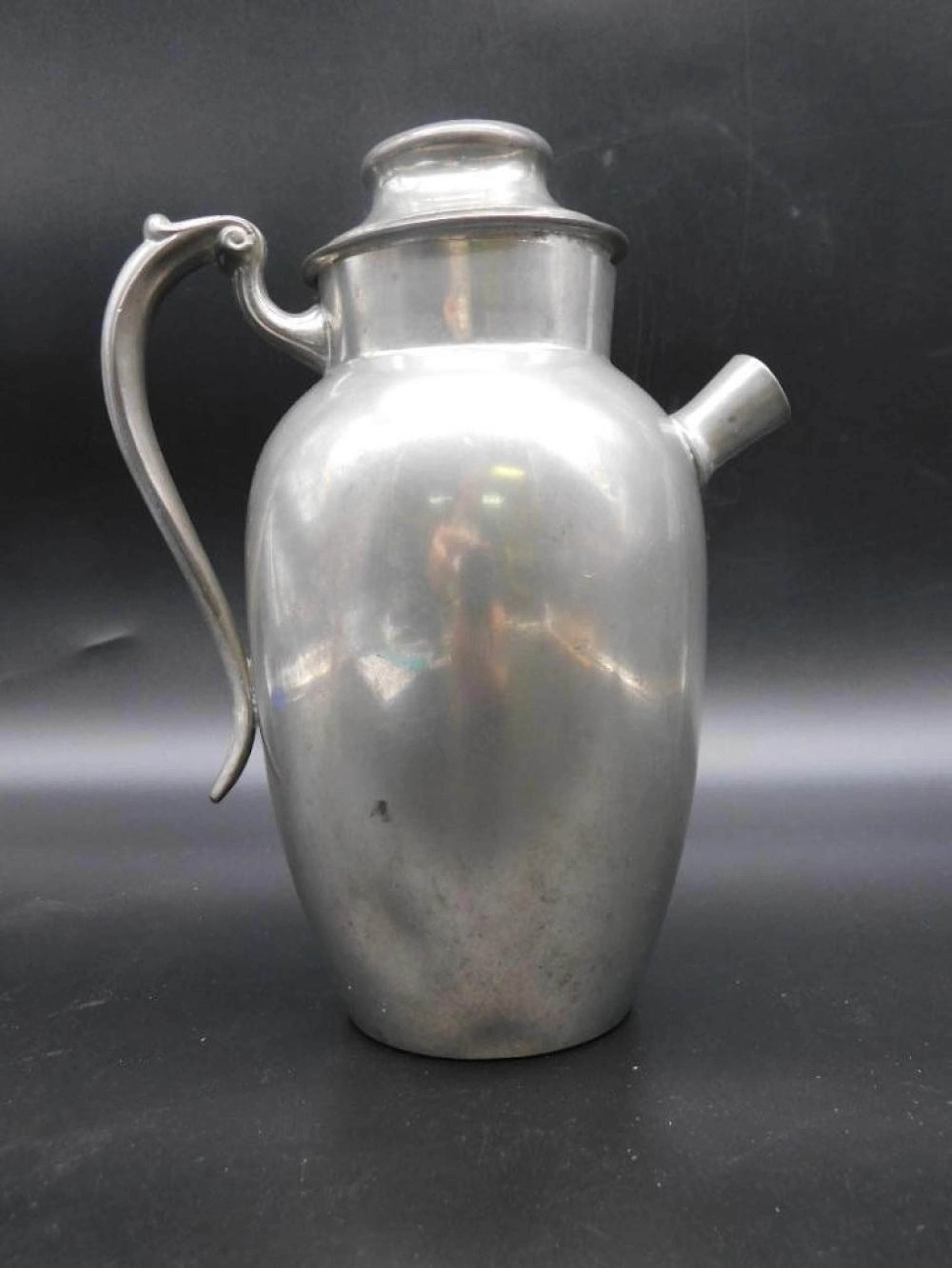 PEWTER CARAFE VINTAGE ANTIQUE