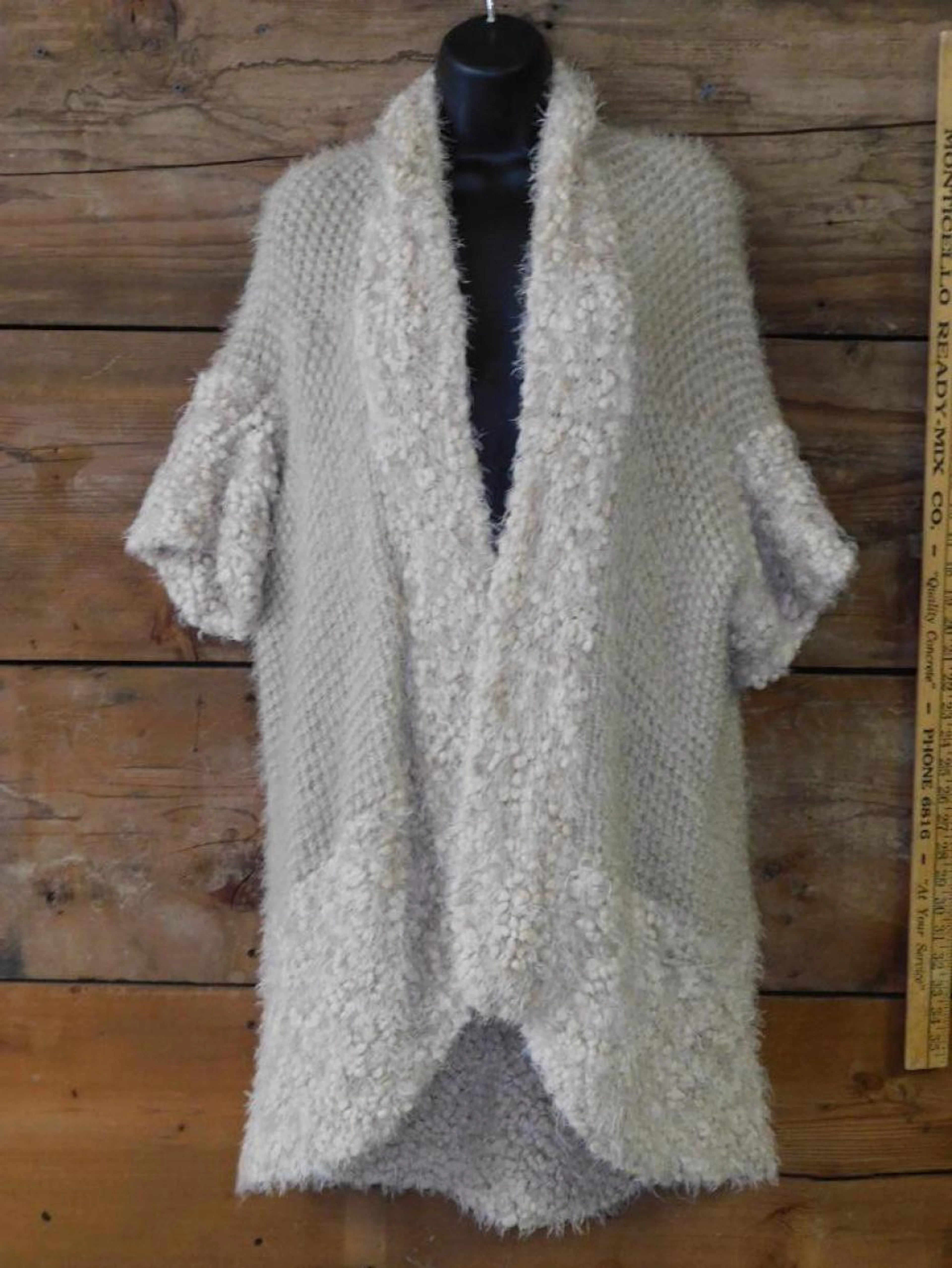 ESTATE SIMPLY NOELLE SOFT WRAP JACKET OSFA VINTAGE CLOTHING