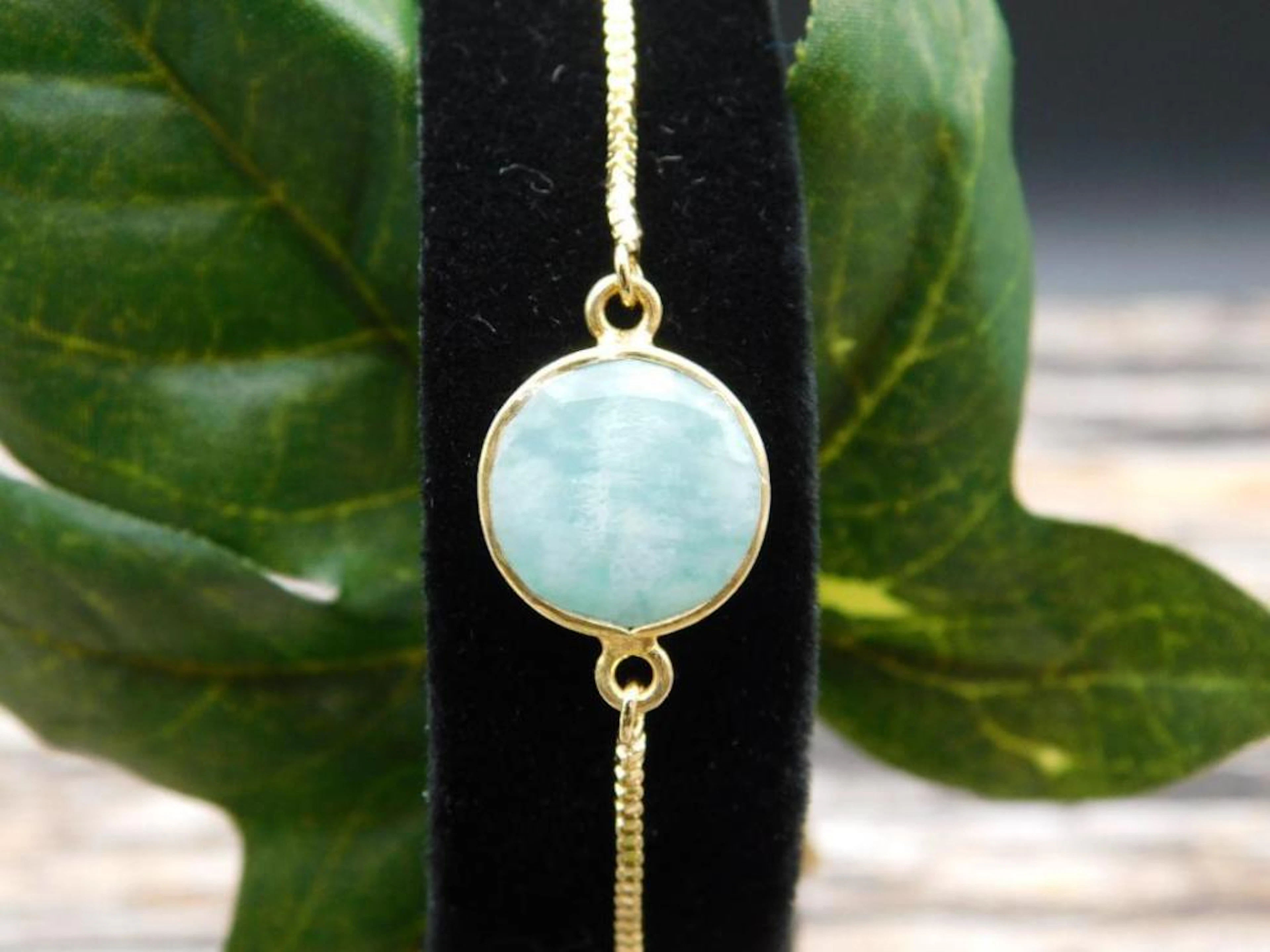 AMAZONITE ADJUSTABLE BRACELET ROCK STONE LAPIDARY SPECIME