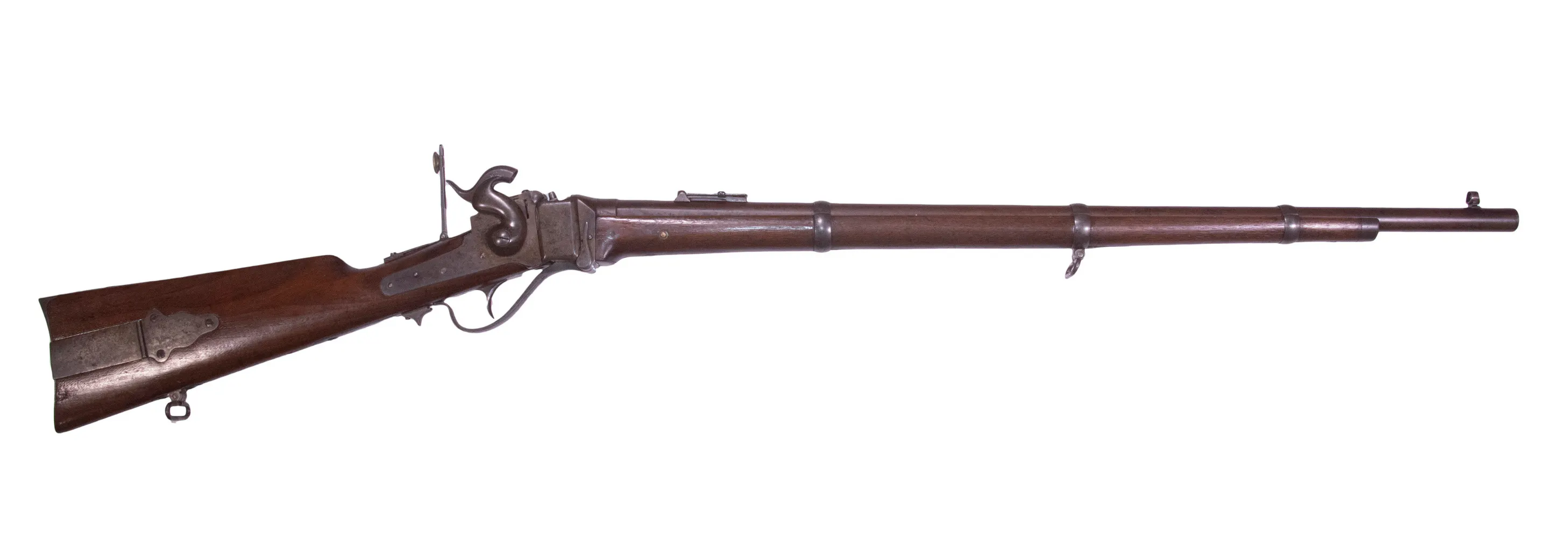 SHARPS NEW MODEL 1863 RIFLE W/ TARGET SIGHTS, .52 CAL | Barnebys