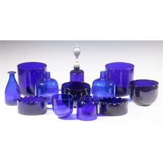 COBALT BLUE GLASS COLLECTION