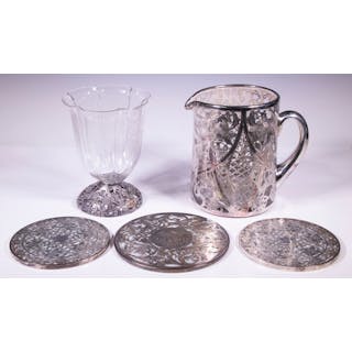STERLING OVERLAY GLASS ACCESSORIES
