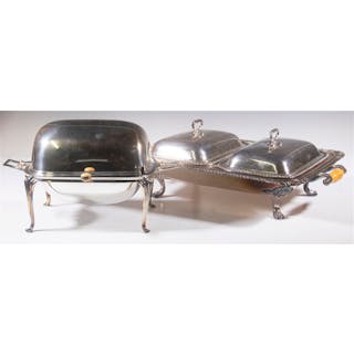 SILVER PLATE CHAFING DISHES