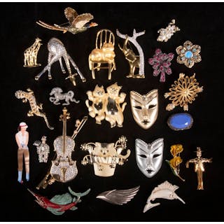 COSTUME BROOCH COLLECTION
