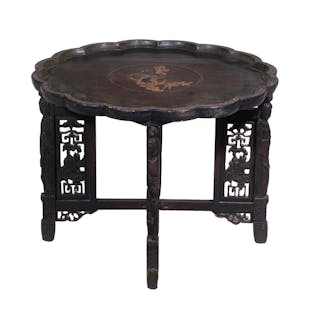 CHINESE FOLDING BASE TRAY TOP TABLE