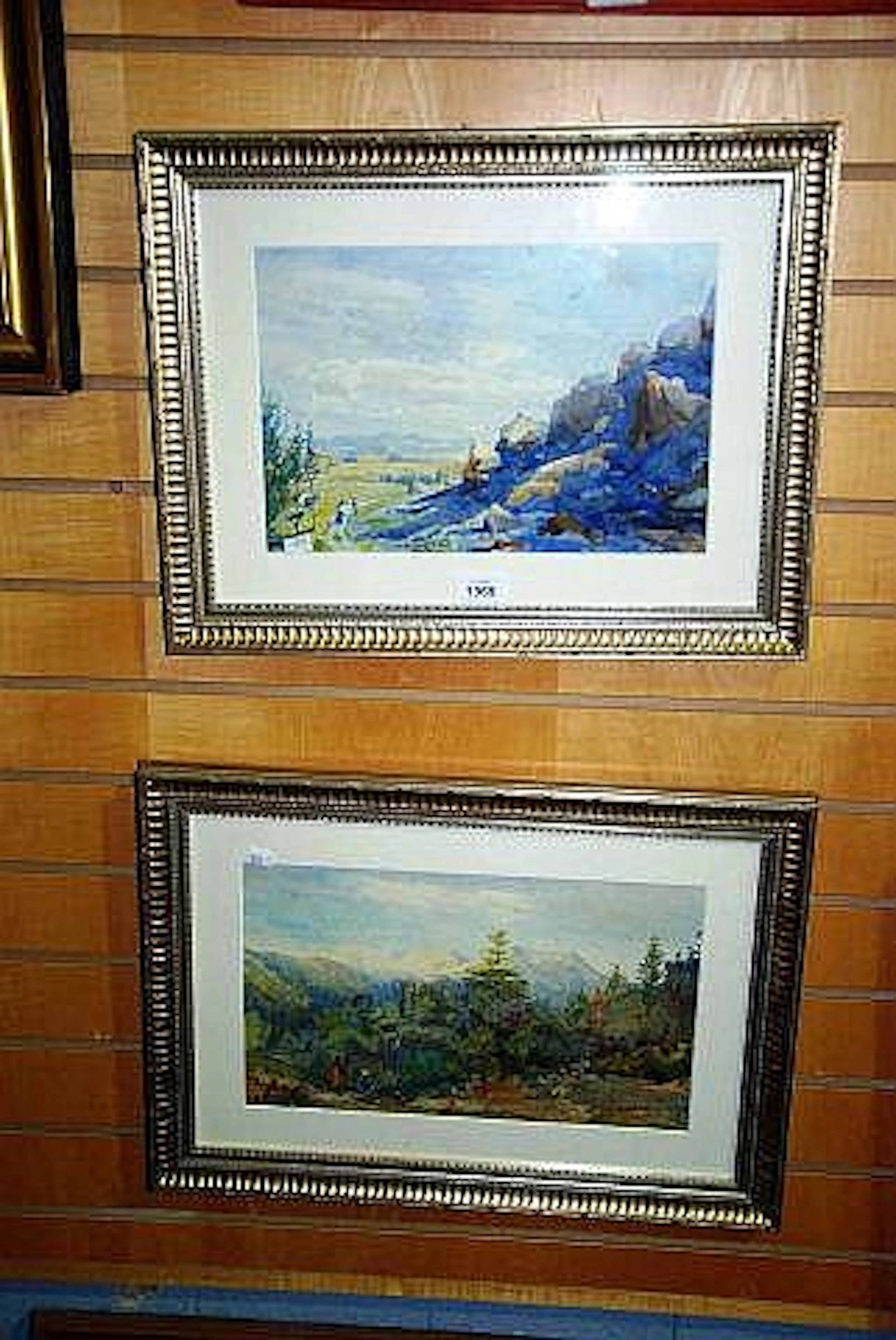 2 South African watercolours by Ethel Smyth,