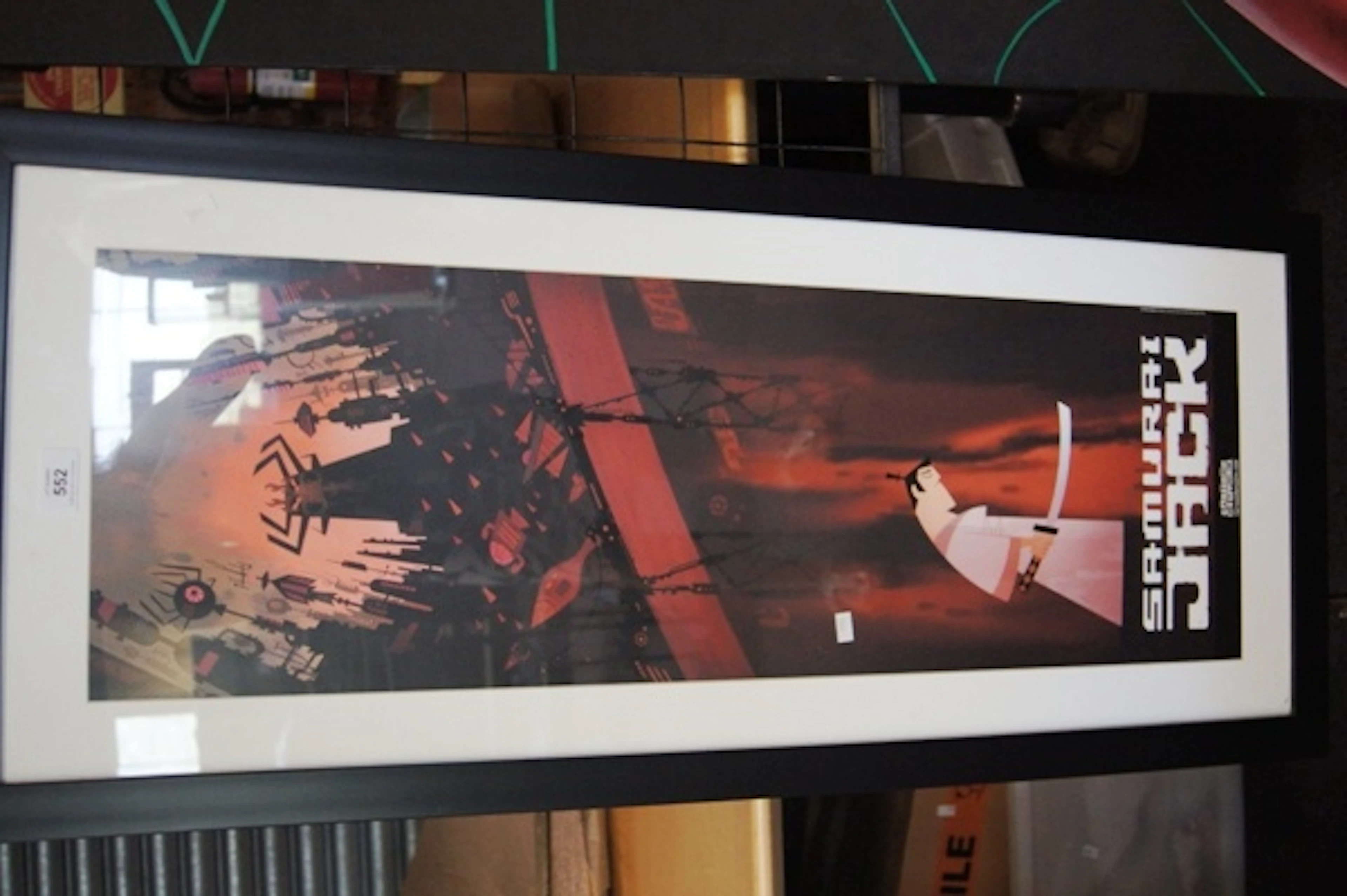 Samurai Jack advertising poster issued by the