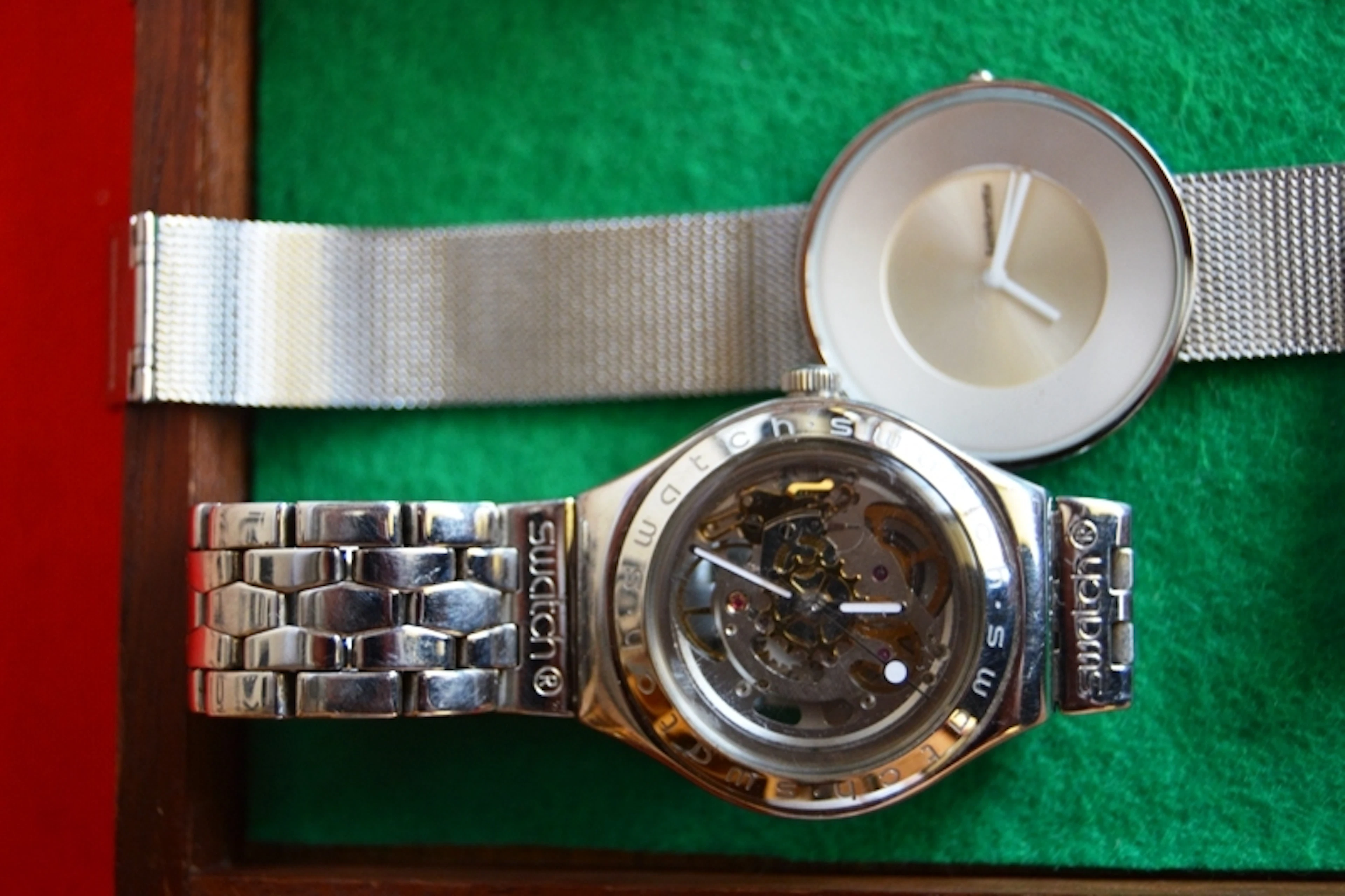 2 x modern gent's wrist watches incl