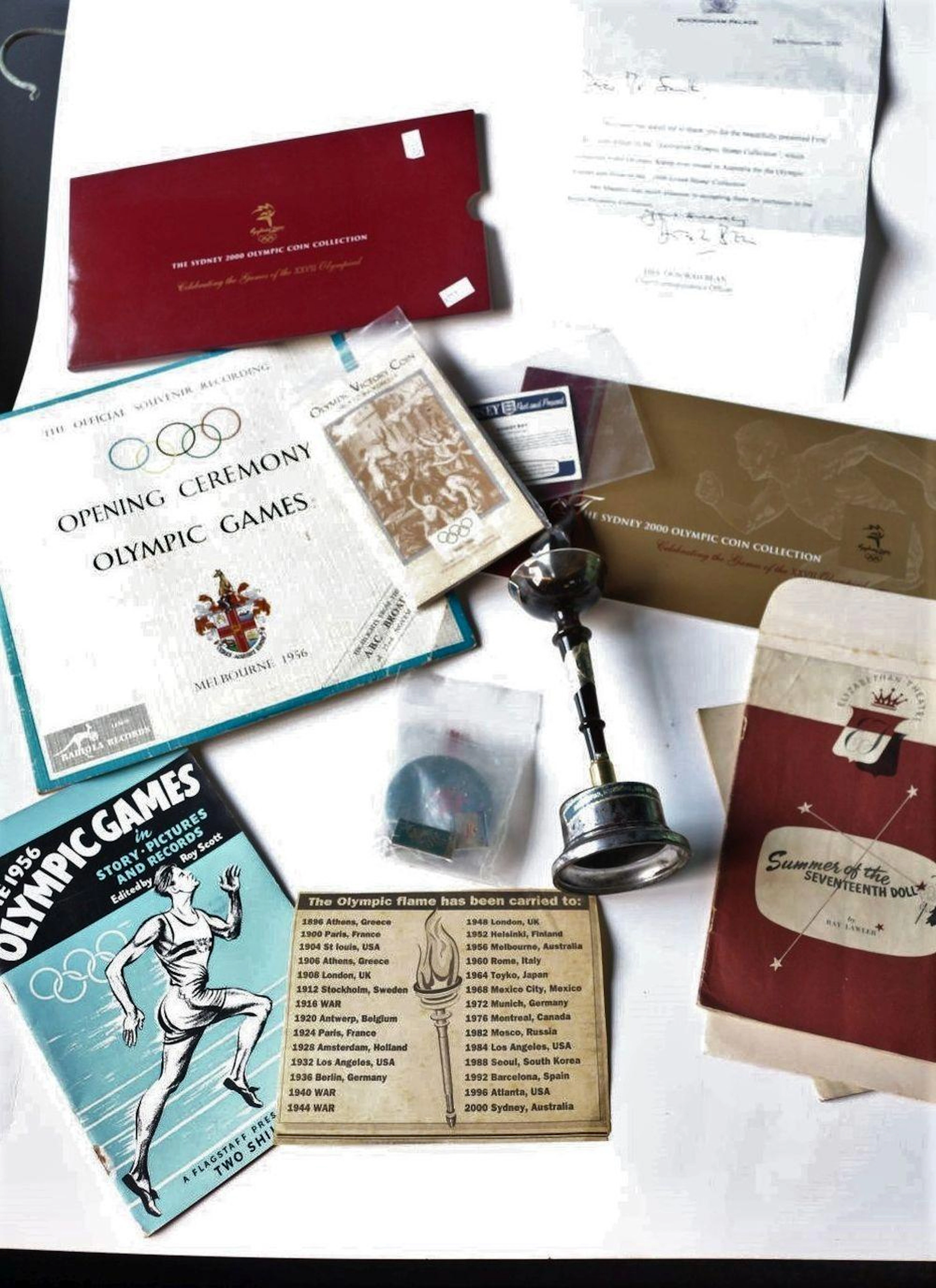 Collection of 1956 Melbourne Olympics memorabilia,