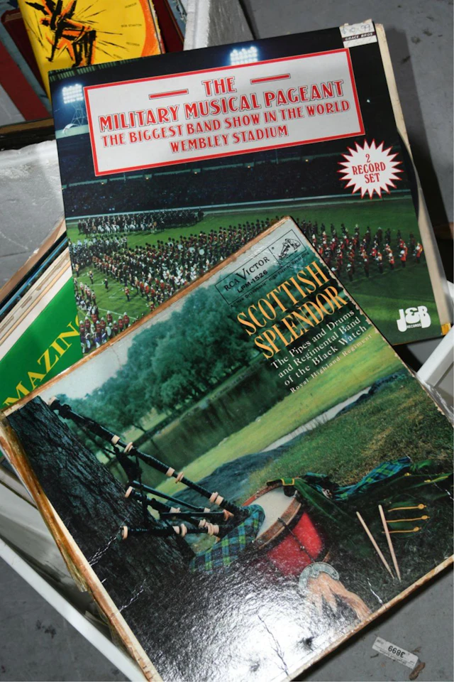 Box of assorted LPs to include
