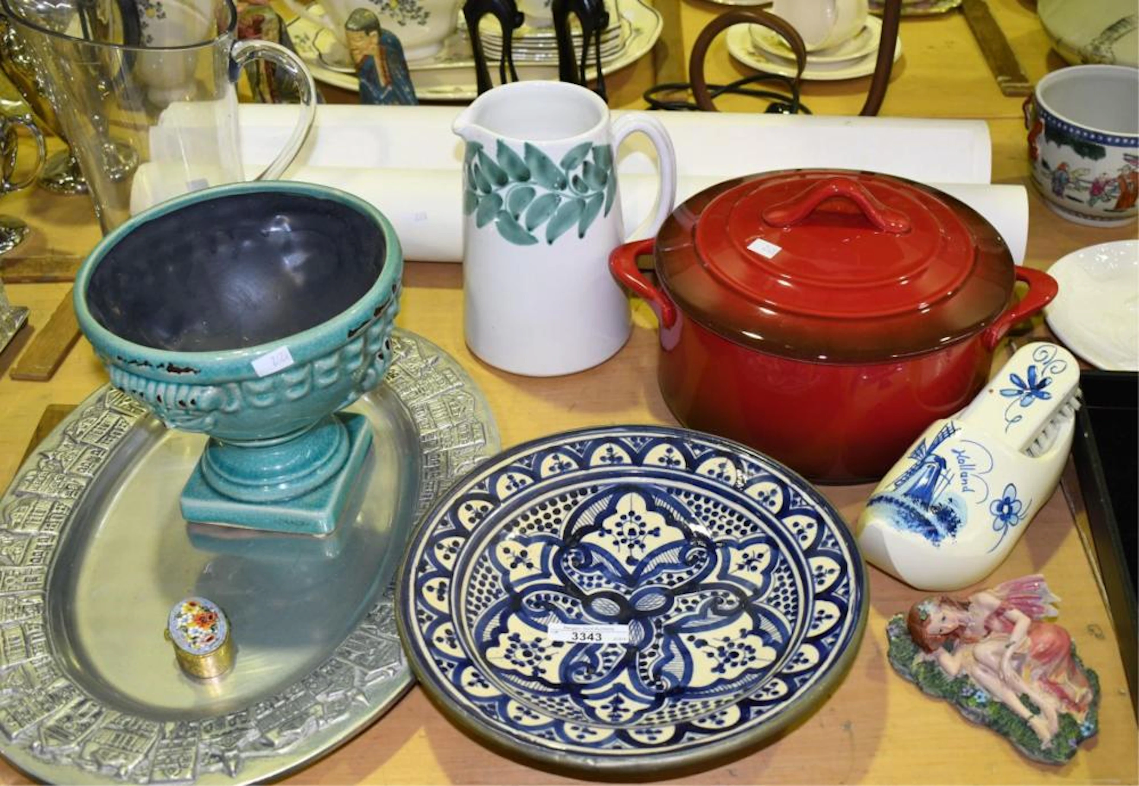 Collection to incl. unusual copper pipe form,
