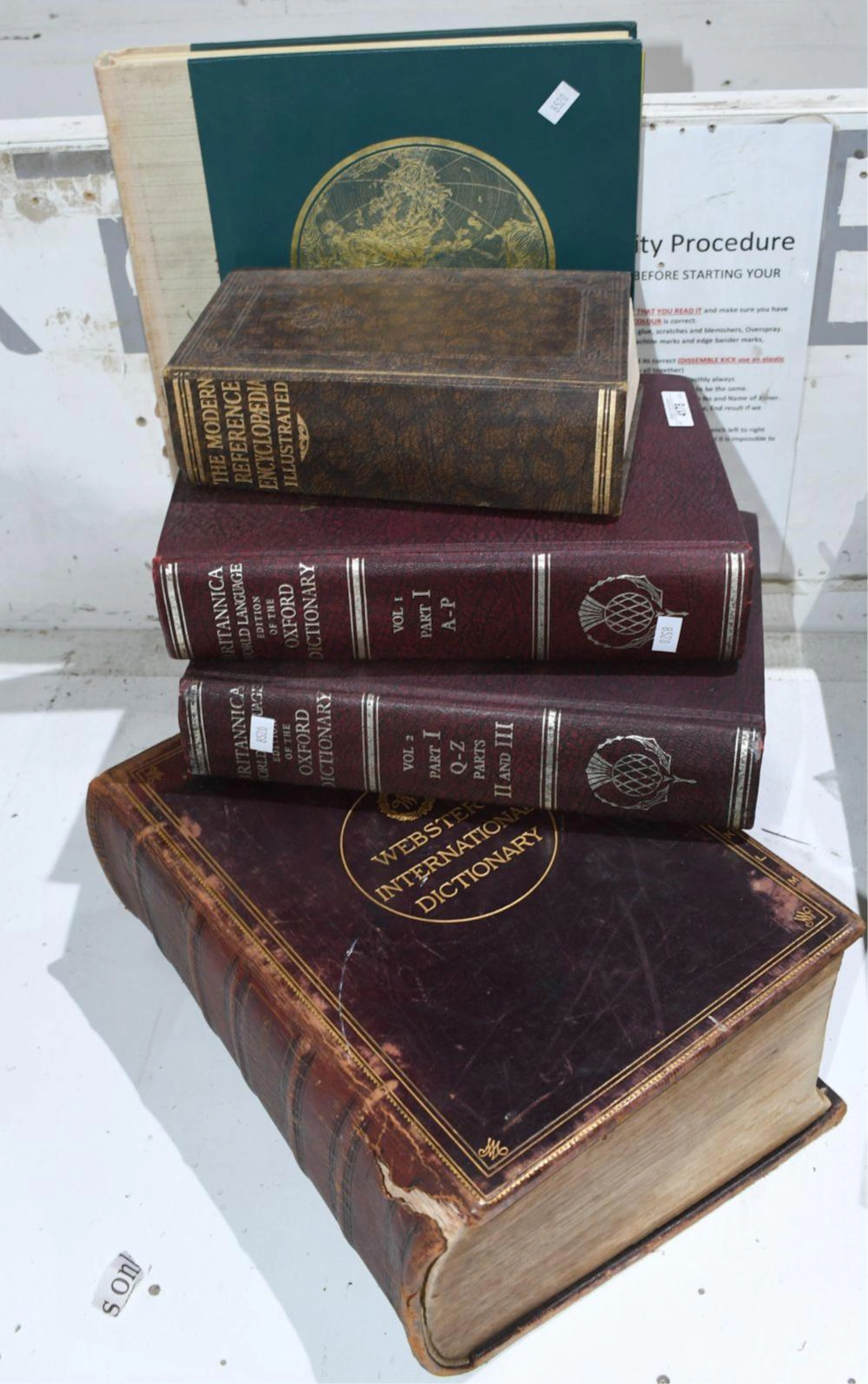 Collection of Antiquarian style books,
