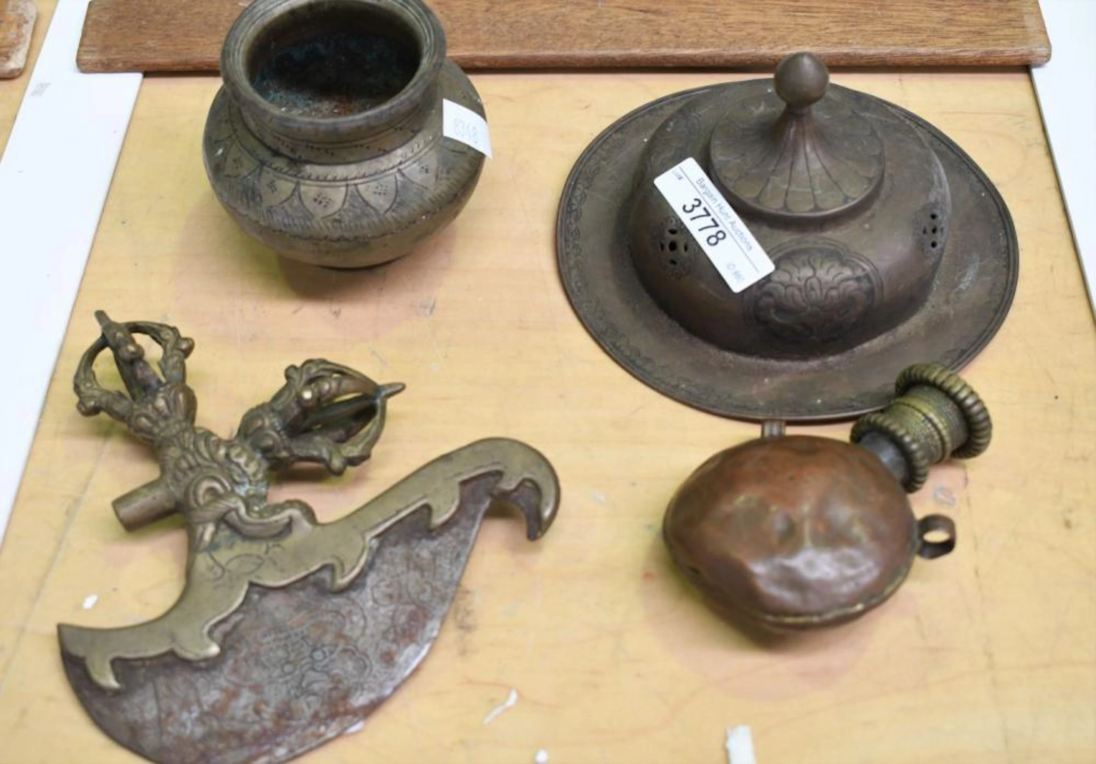 Small collection of Tibetan or Nepalese temple,