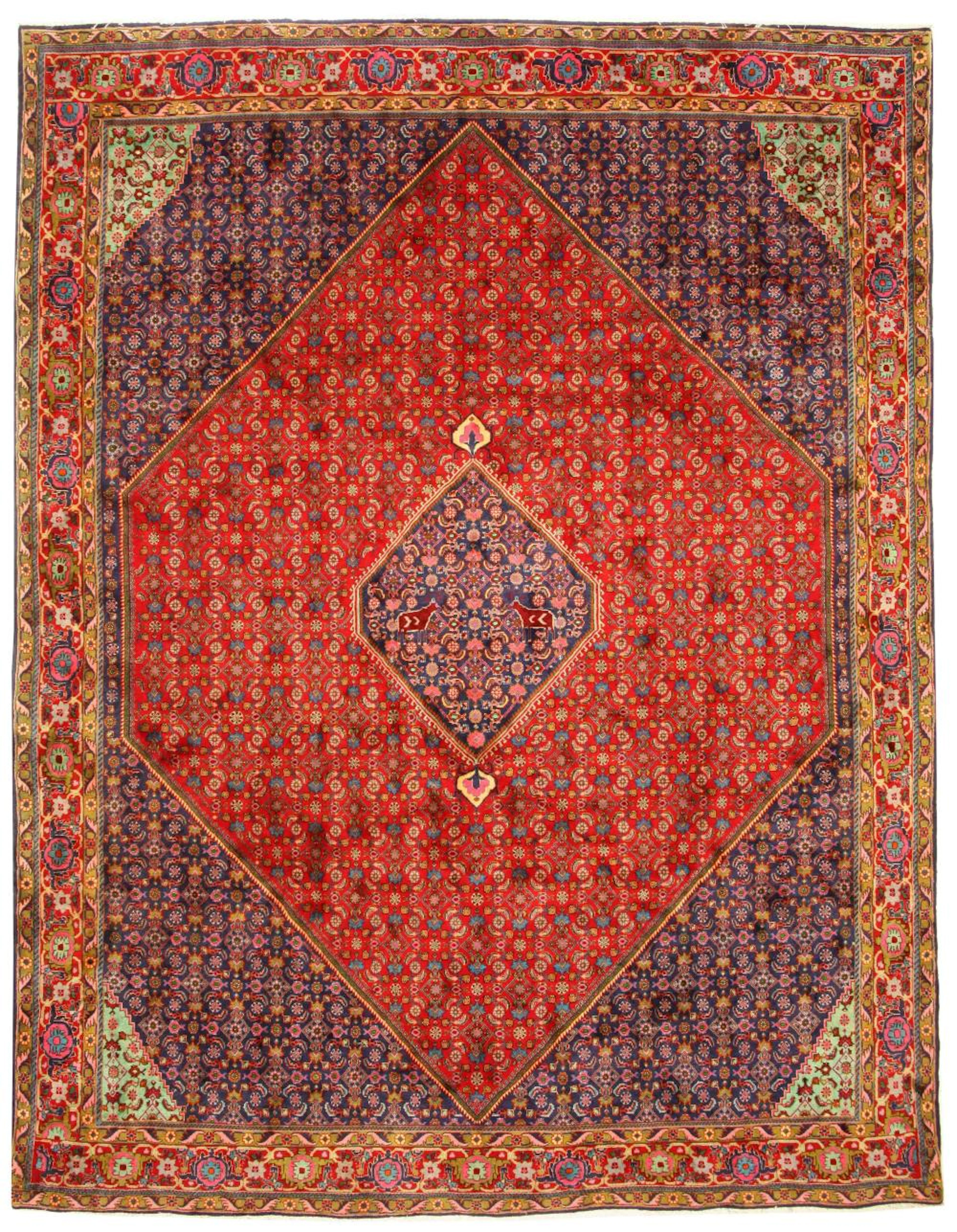Hand Made Pure High Mircon Wool Bidjar,
