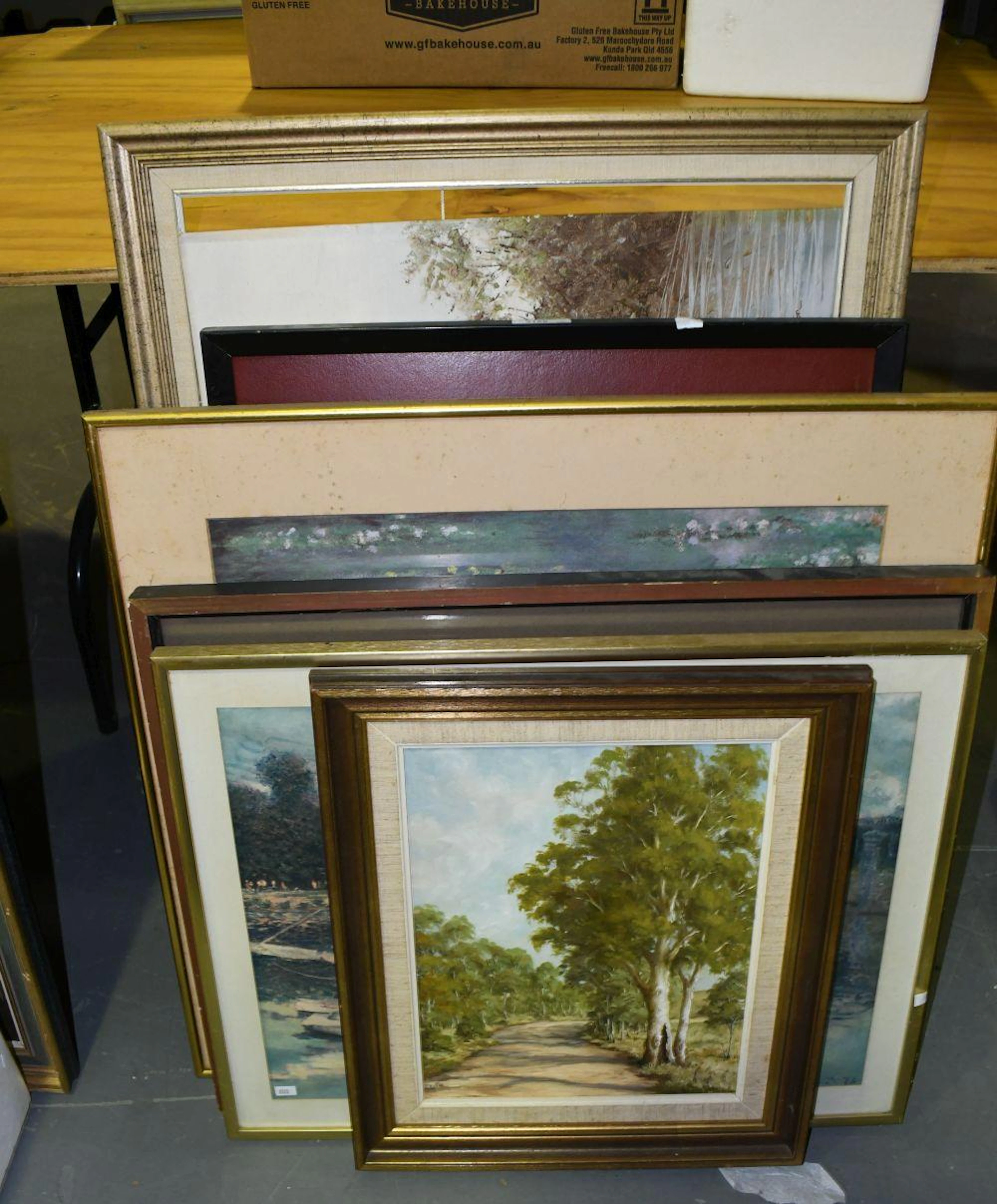 Collection of six various pictures incl,