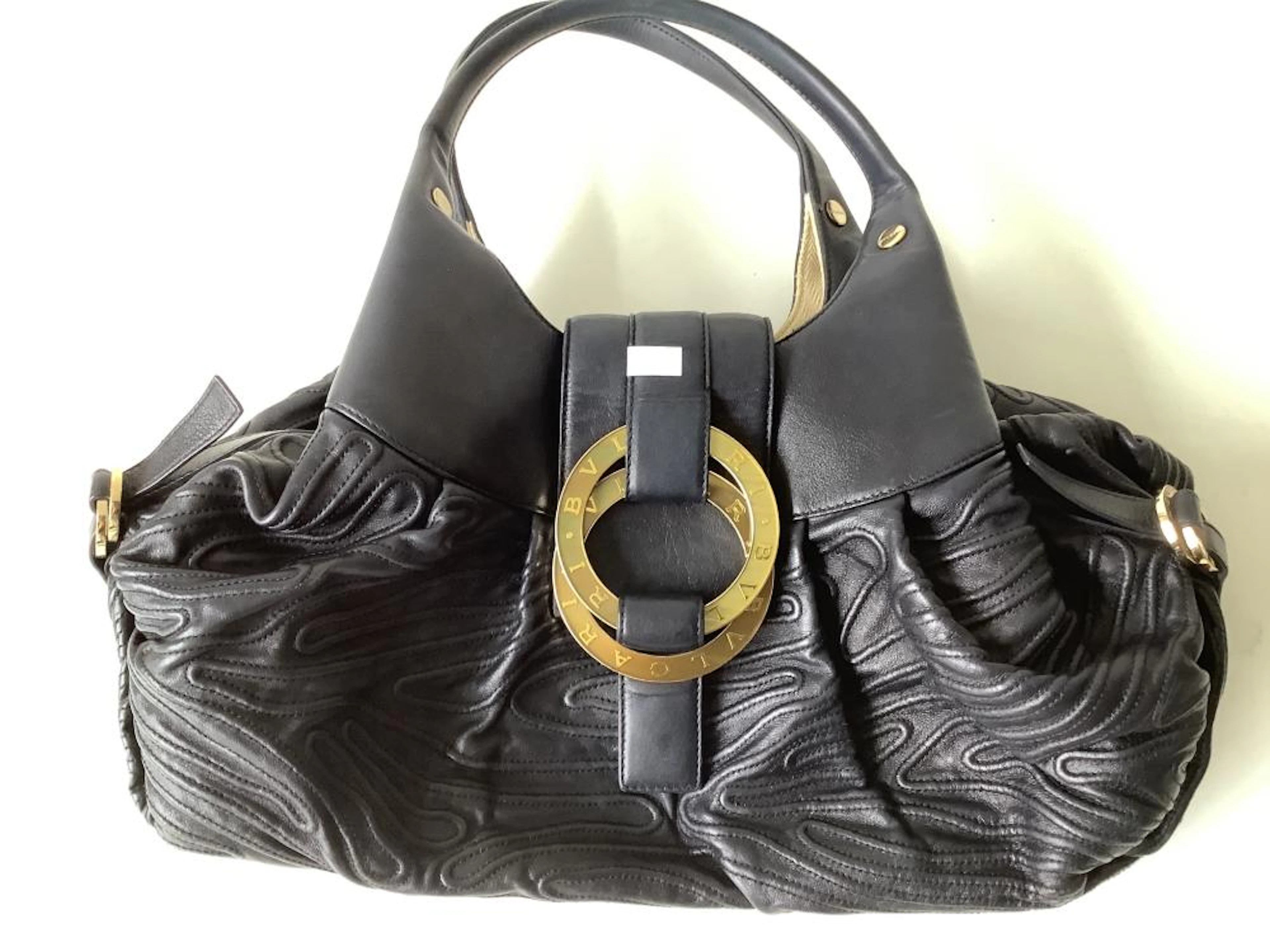 Ladies Bvlgari Chandra shoulder bag, with original outer bag protector.